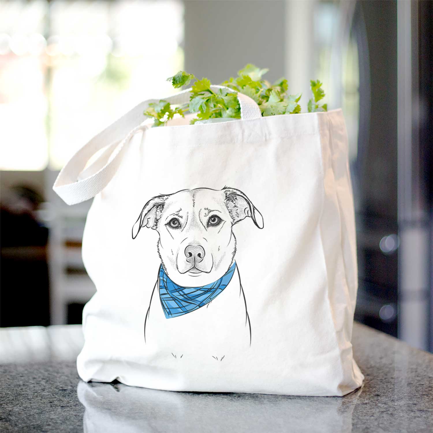 Mica the Labrador Pitbull Mix - Tote Bag