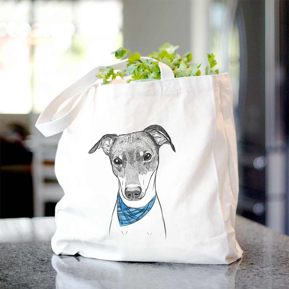 Momo the Japanese Terrier - Tote Bag