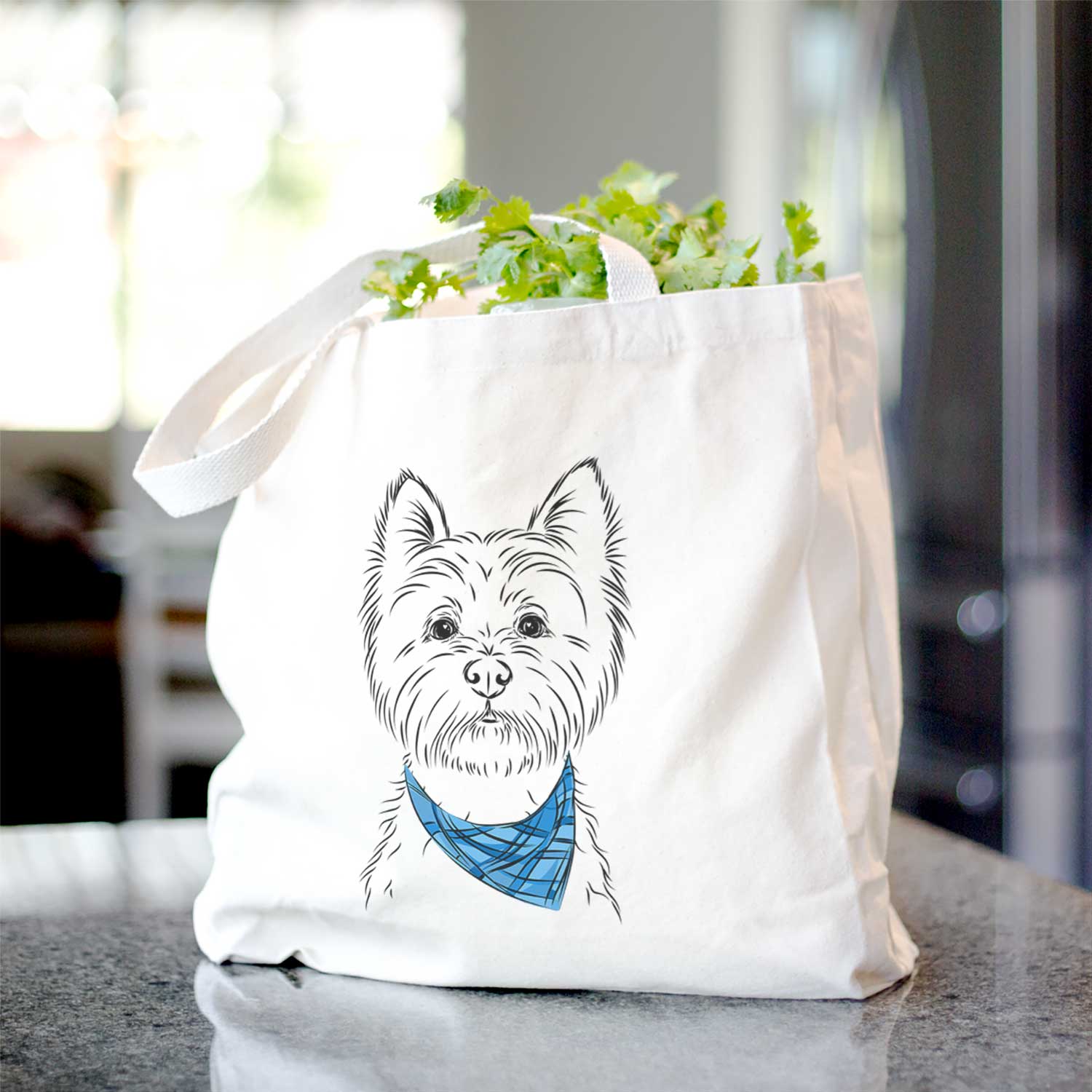 Murphy the West Highland Terrier - Tote Bag