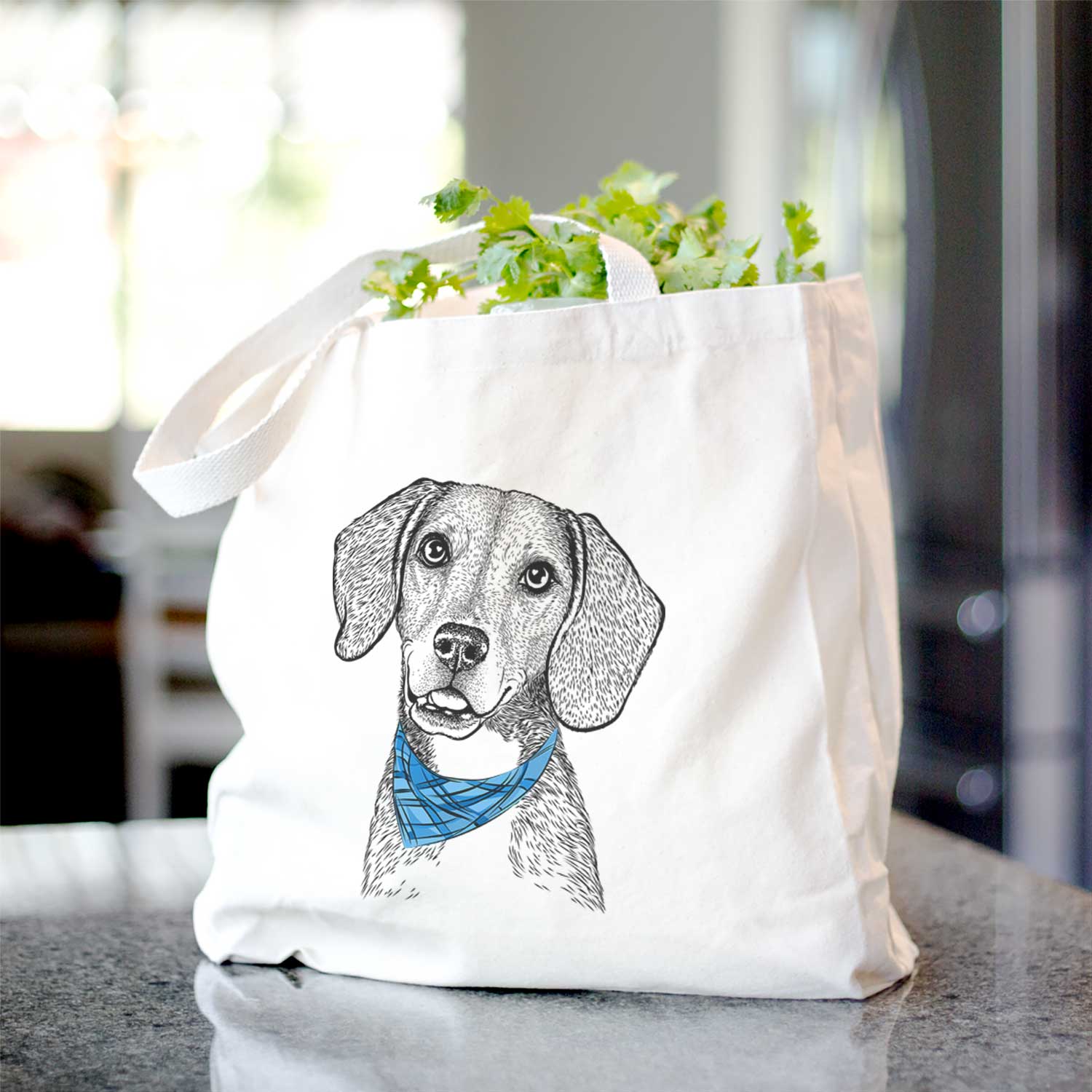 Pig the Beagle Mix - Tote Bag