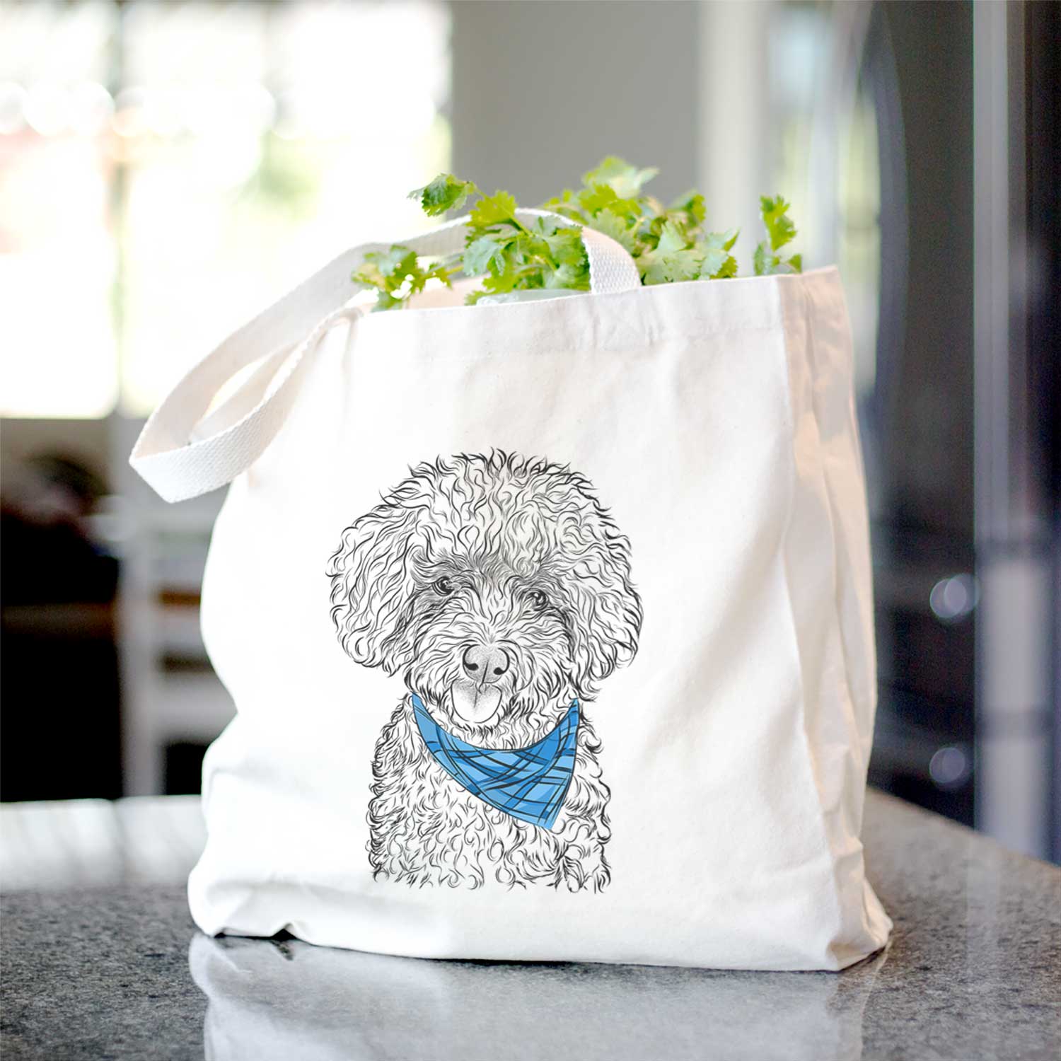 Satsu the Micro Teacup Poodle - Tote Bag