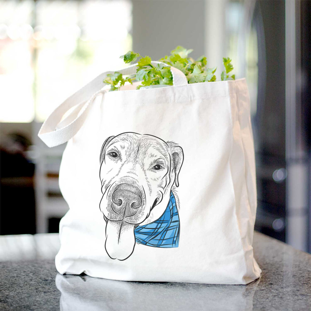 Sugar the Staffordshire Terrier Mix - Tote Bag