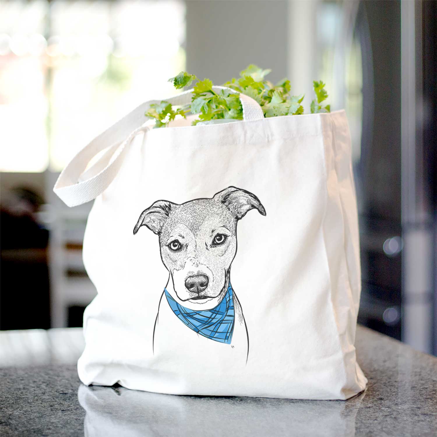 Tula the American Staffordshire Terrier Heeler Mix - Tote Bag