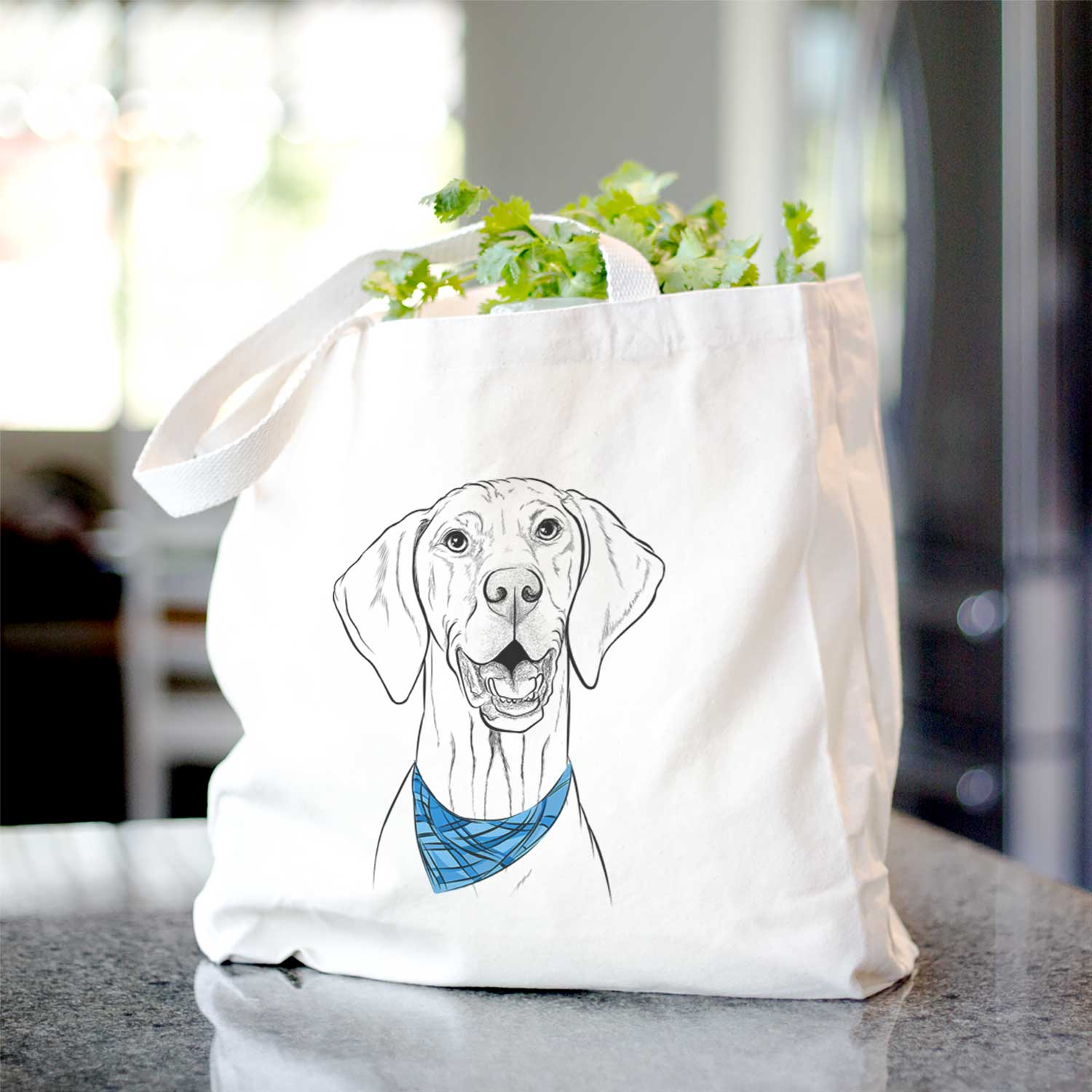 Wesley the Vizsla - Tote Bag