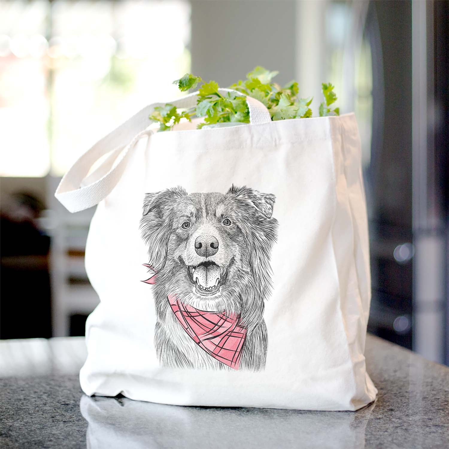 Aussie Parker the Australian Shepherd - Tote Bag