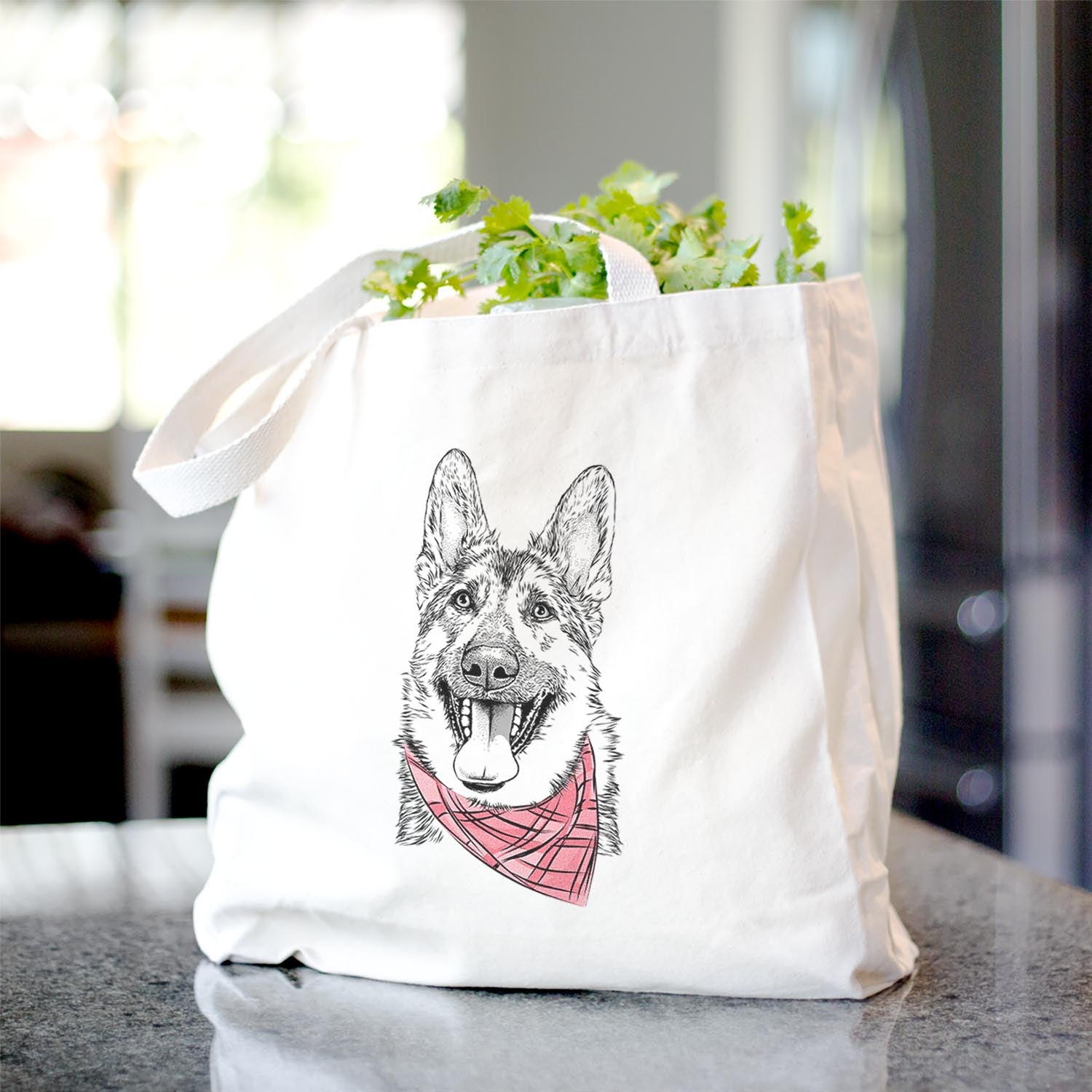 Benson the German Shepherd - Tote Bag