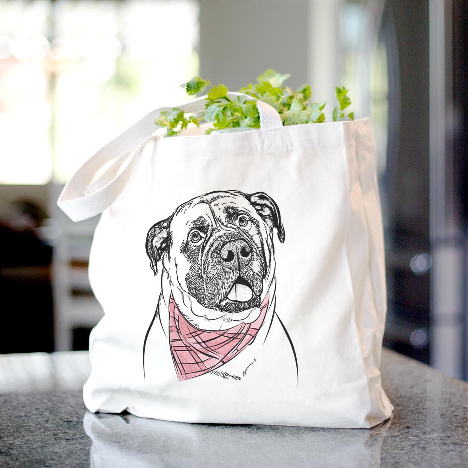 Big P the English Mastiff - Tote Bag