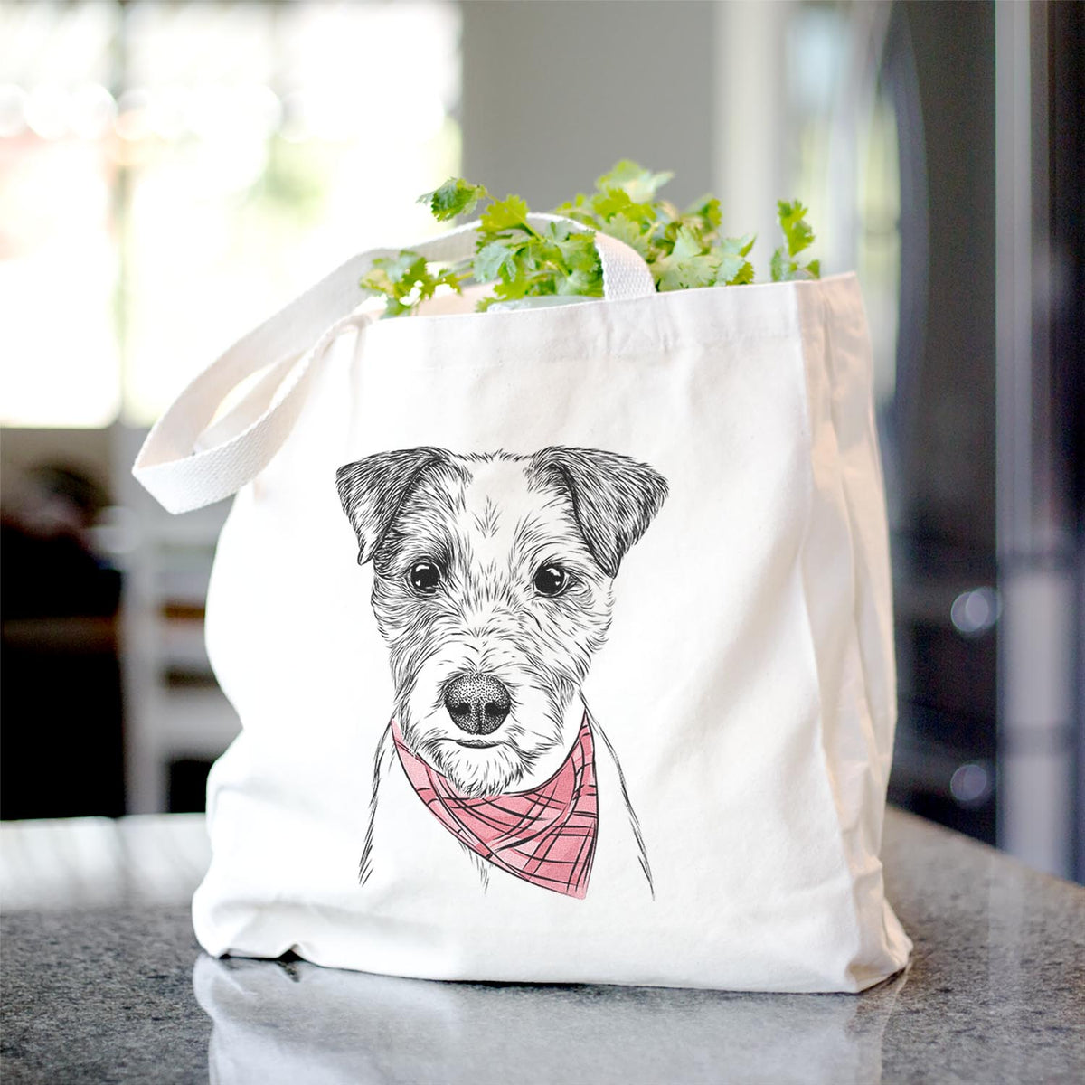 Bogart the Parsons Russell Terrier - Tote Bag