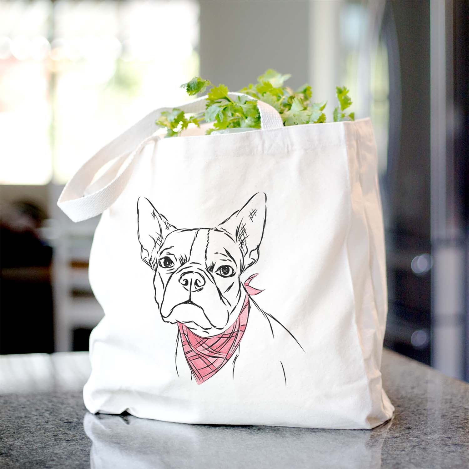 Charles the Boston Terrier - Tote Bag