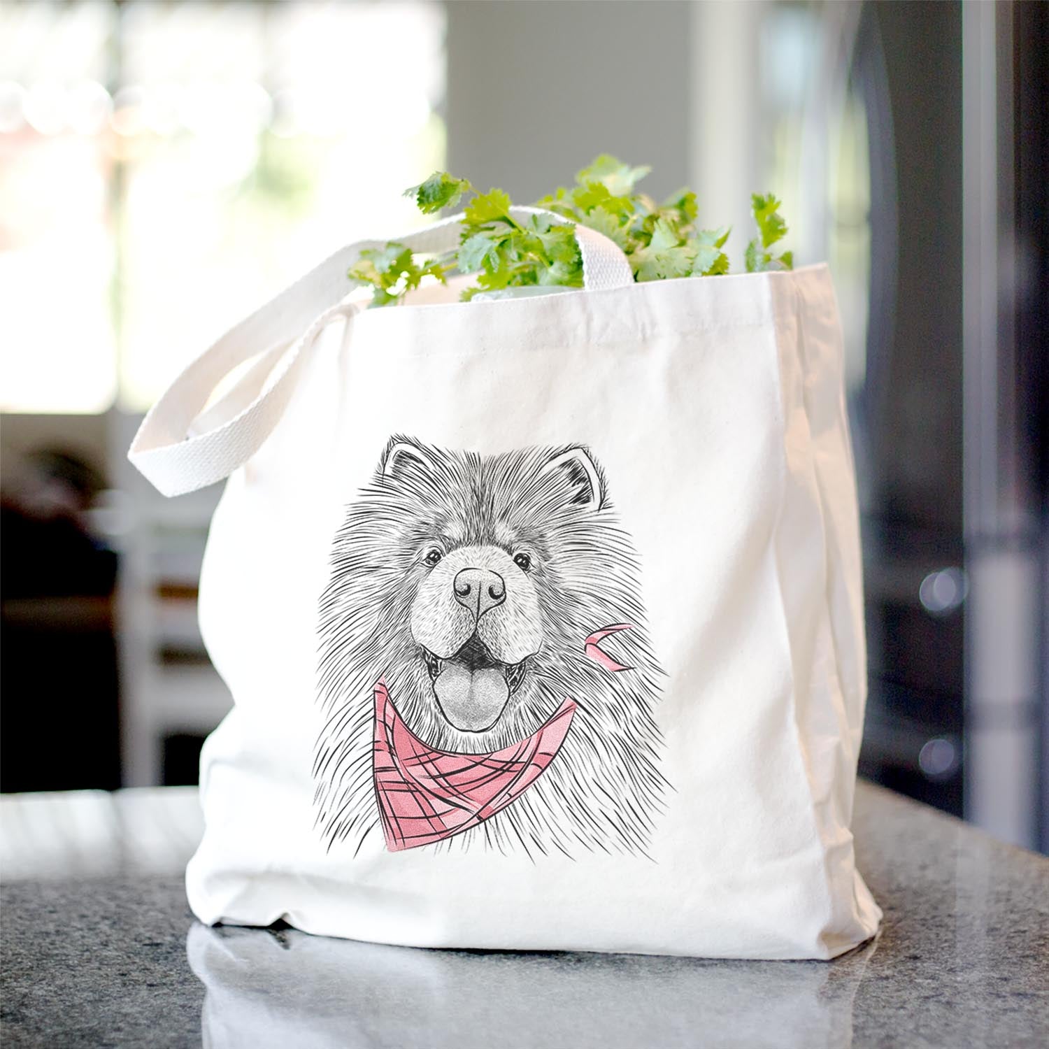 Charming Charlie the Chow Chow - Tote Bag