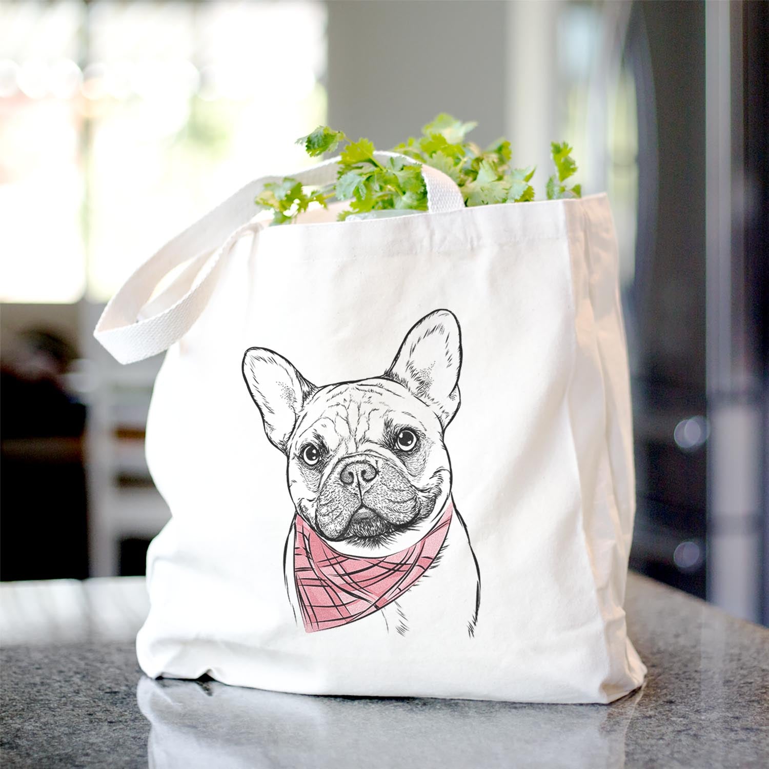 Chew Chew the French Bulldog - Tote Bag