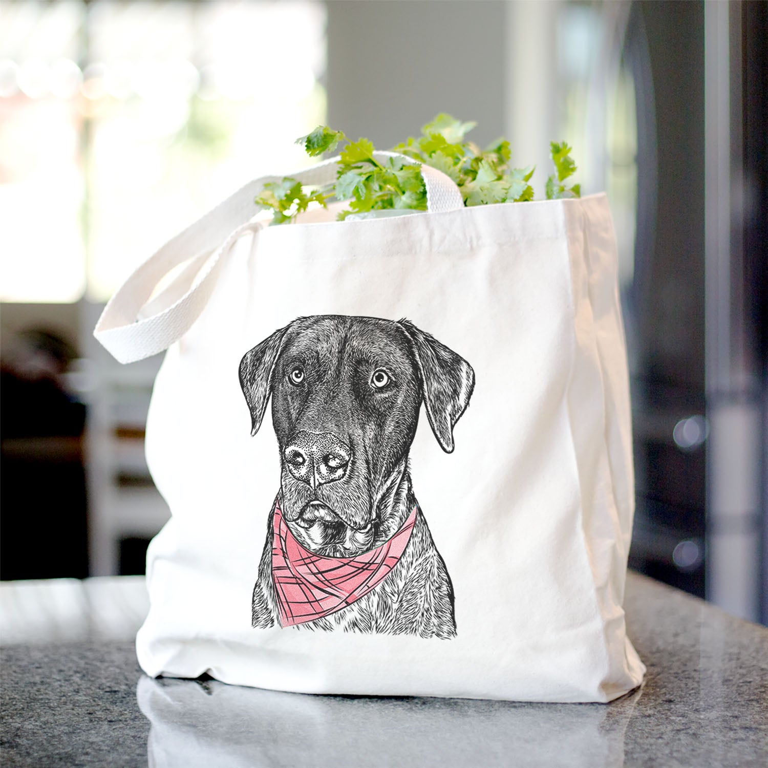 David the Boxador - Tote Bag
