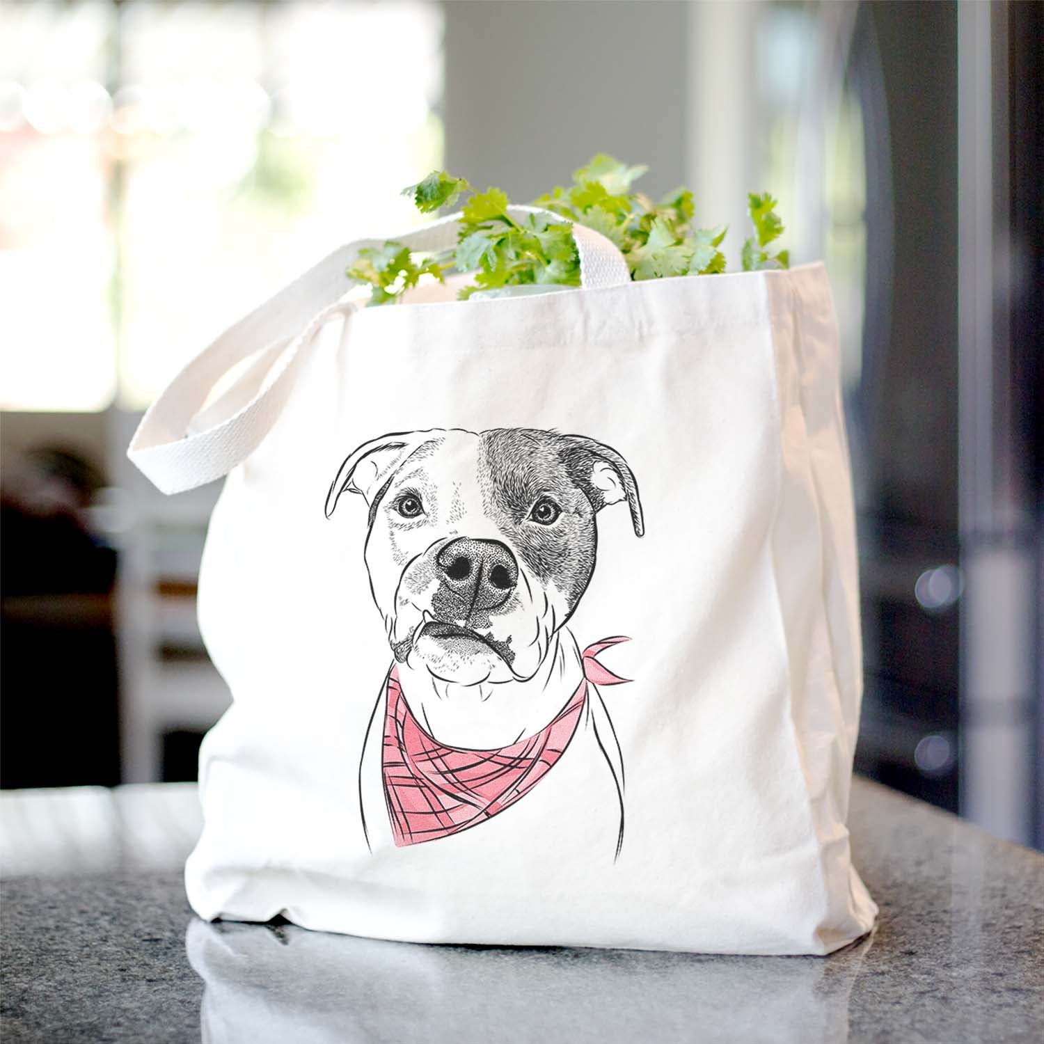 Dexter the Pitbull - Tote Bag