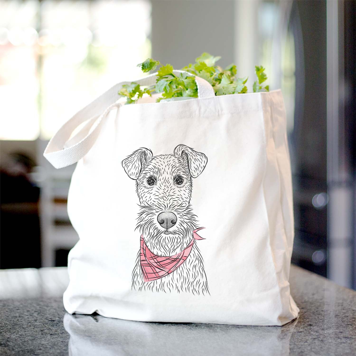 Fitz the Wire Fox Terrier - Tote Bag