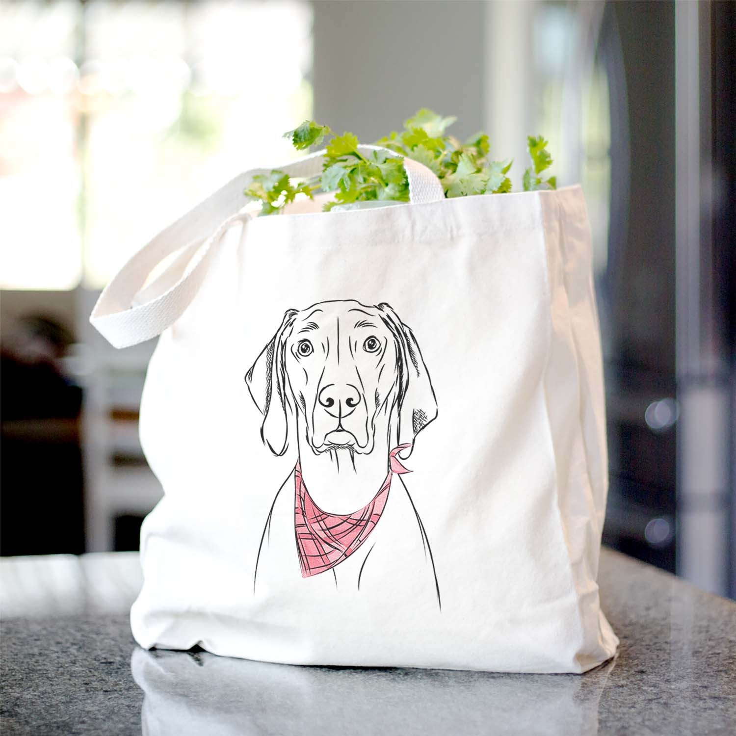 Flint the Weimaraner - Tote Bag