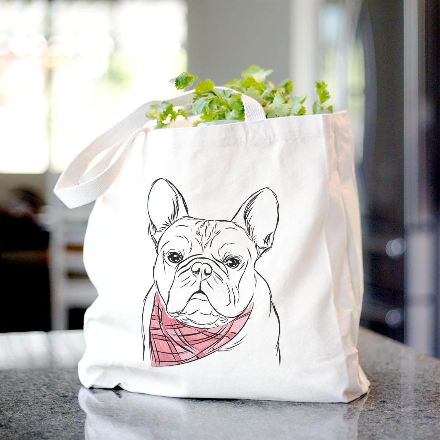 Fudge the French Bulldog - Tote Bag