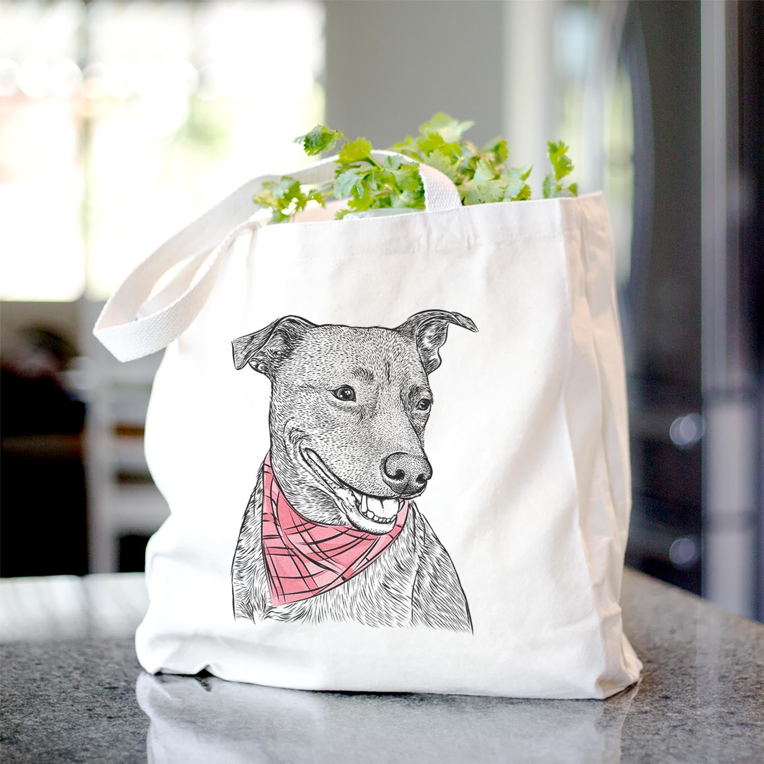 Honey the Lab Pit Mix - Tote Bag