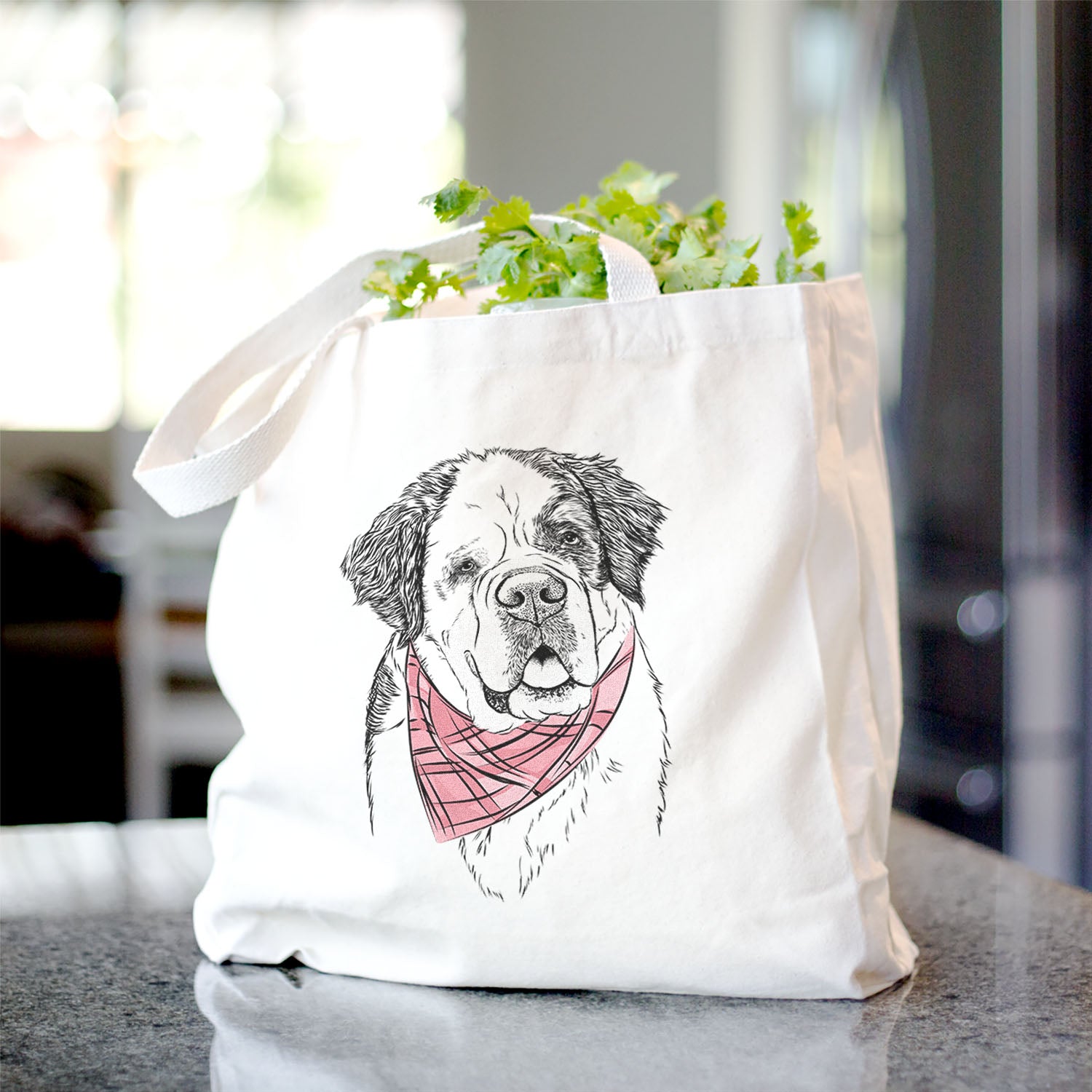 Hook the Saint Bernard - Tote Bag