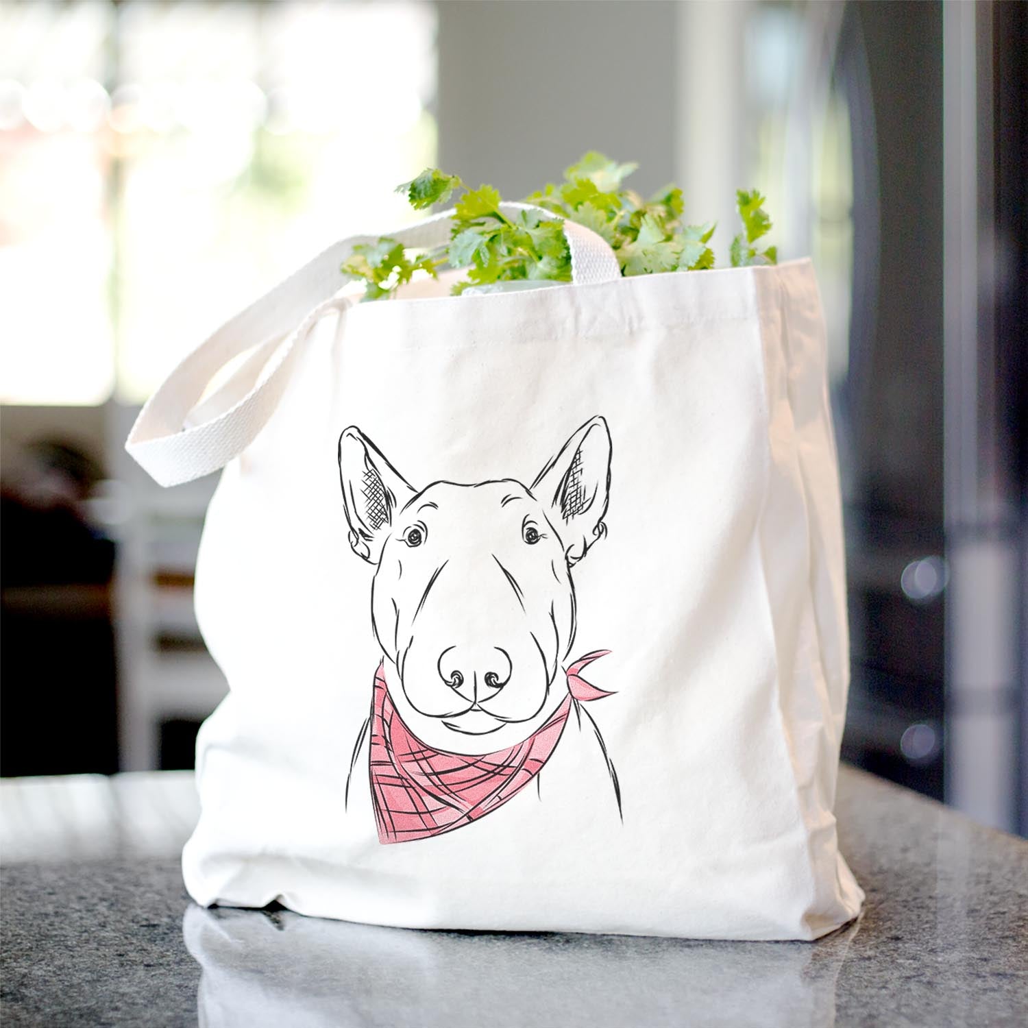 Jett the Bull Terrier - Tote Bag