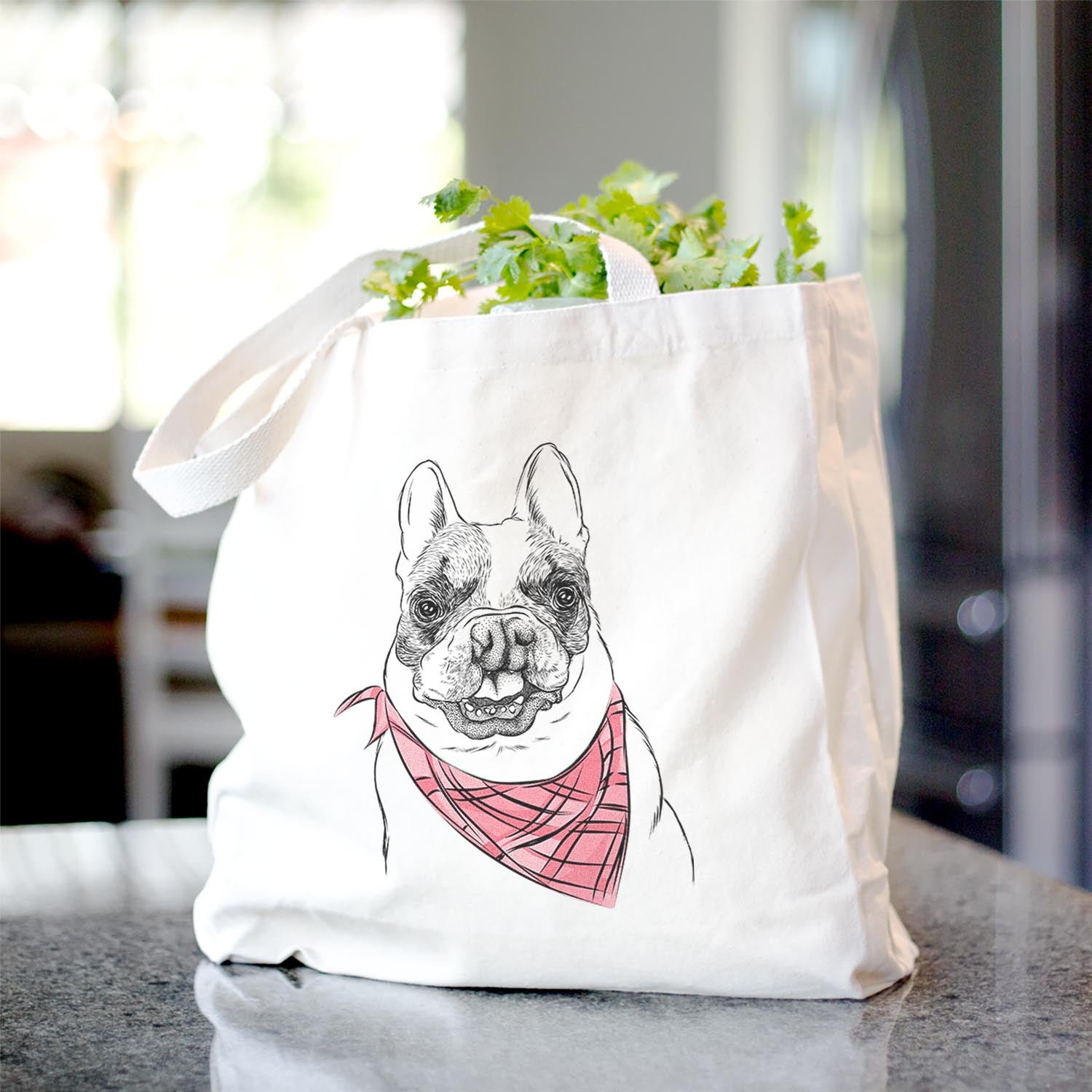 Lentil the French Bulldog - Tote Bag