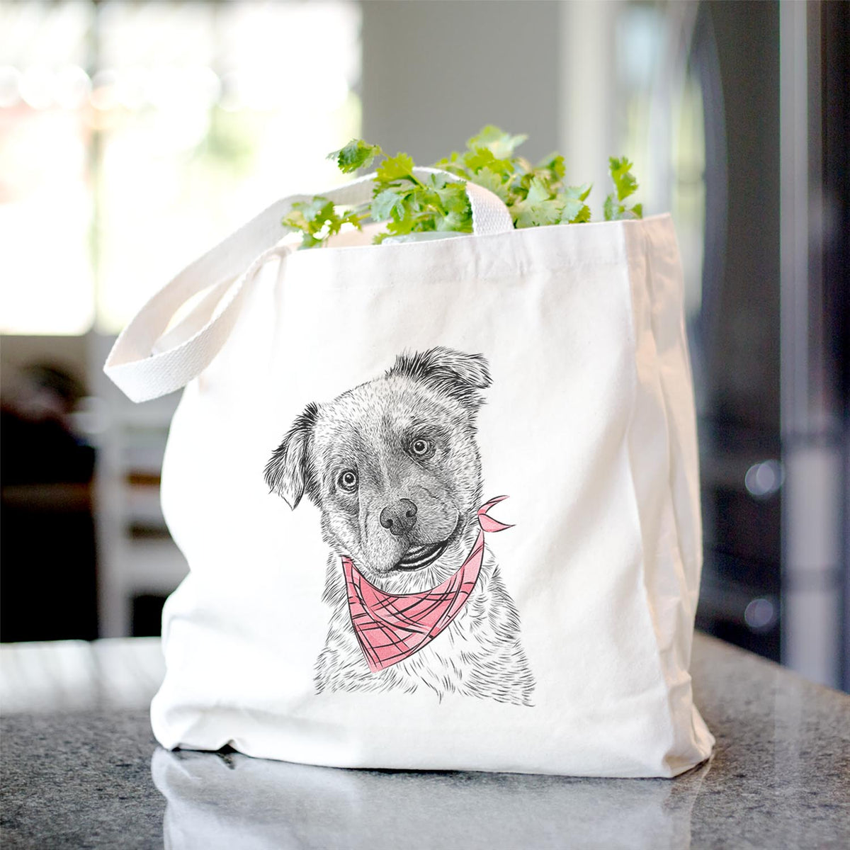 Loki Bear the Australian Cattle Dog Mix - Tote Bag