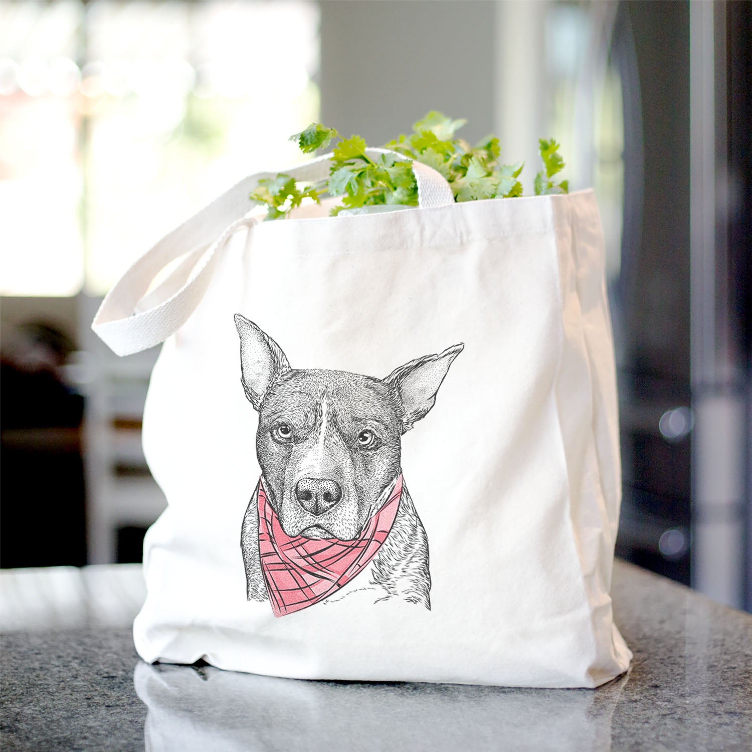 Mercy the Pitbull - Tote Bag