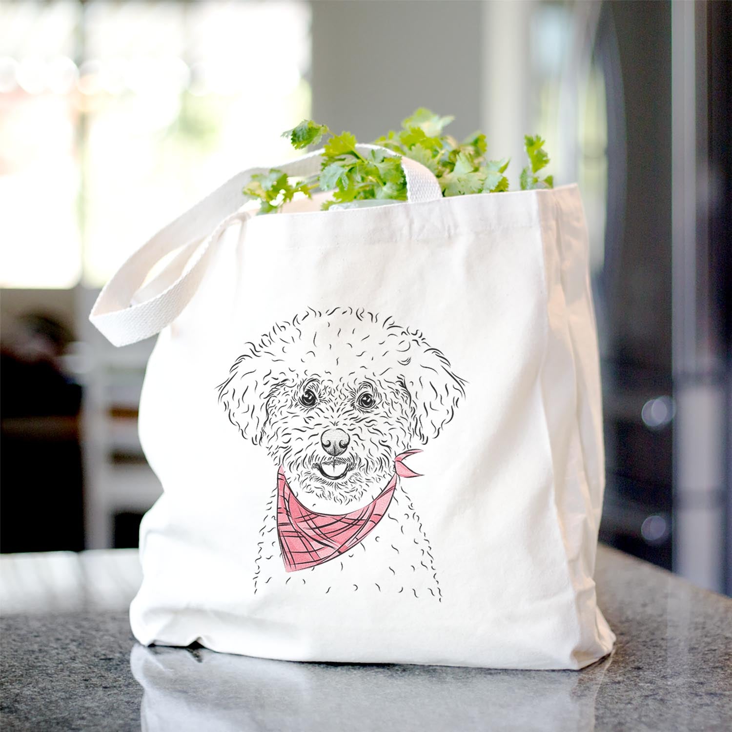 Mickey the Bichon Frise - Tote Bag