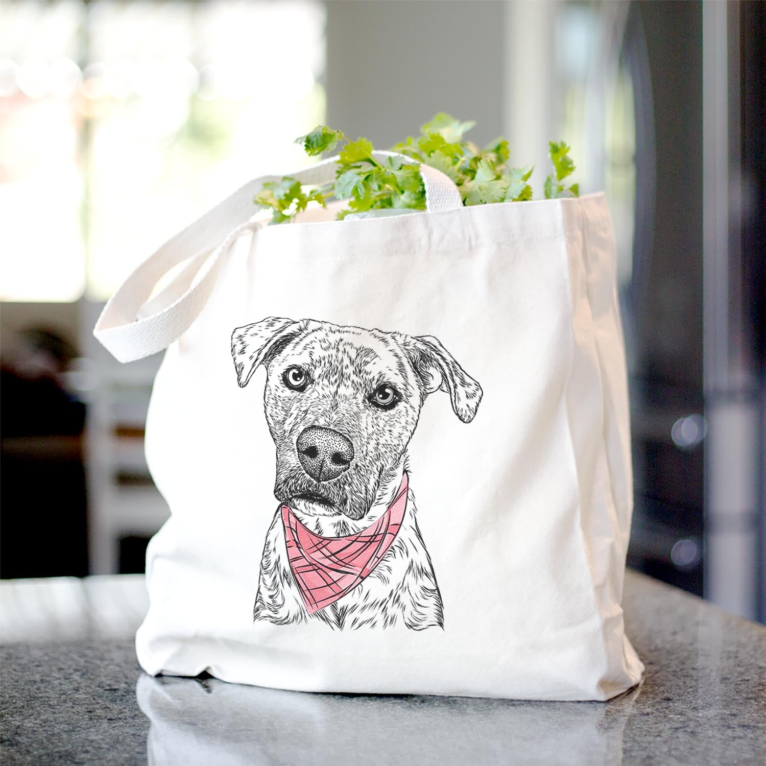 Monster Baby the Pitbull Mix - Tote Bag