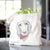 Mr. Rusty the Long Haired Dachshund - Tote Bag