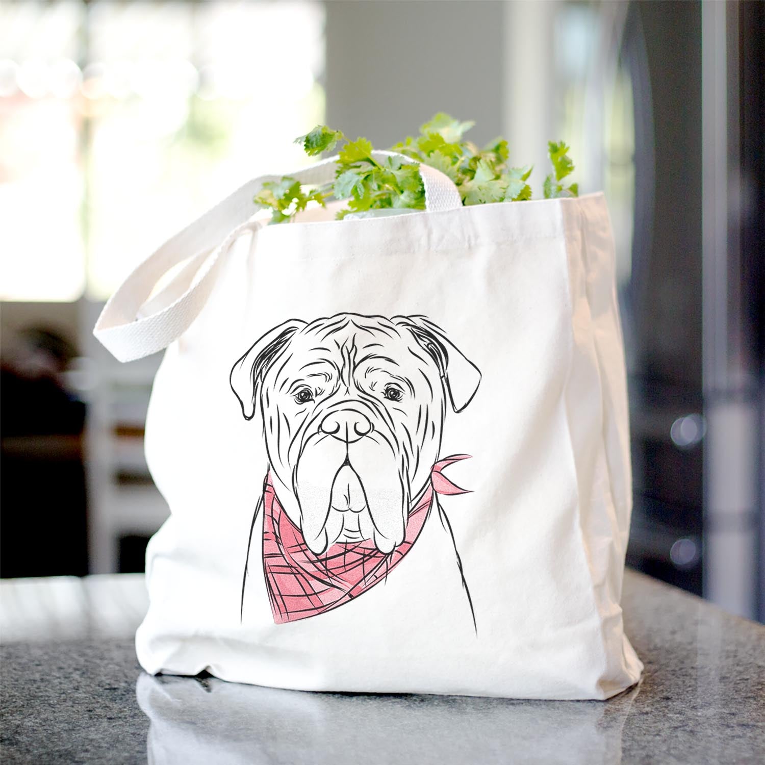 Nolan the Bull Mastiff - Tote Bag