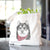 Oskar the Candian Eskimo Dog - Tote Bag