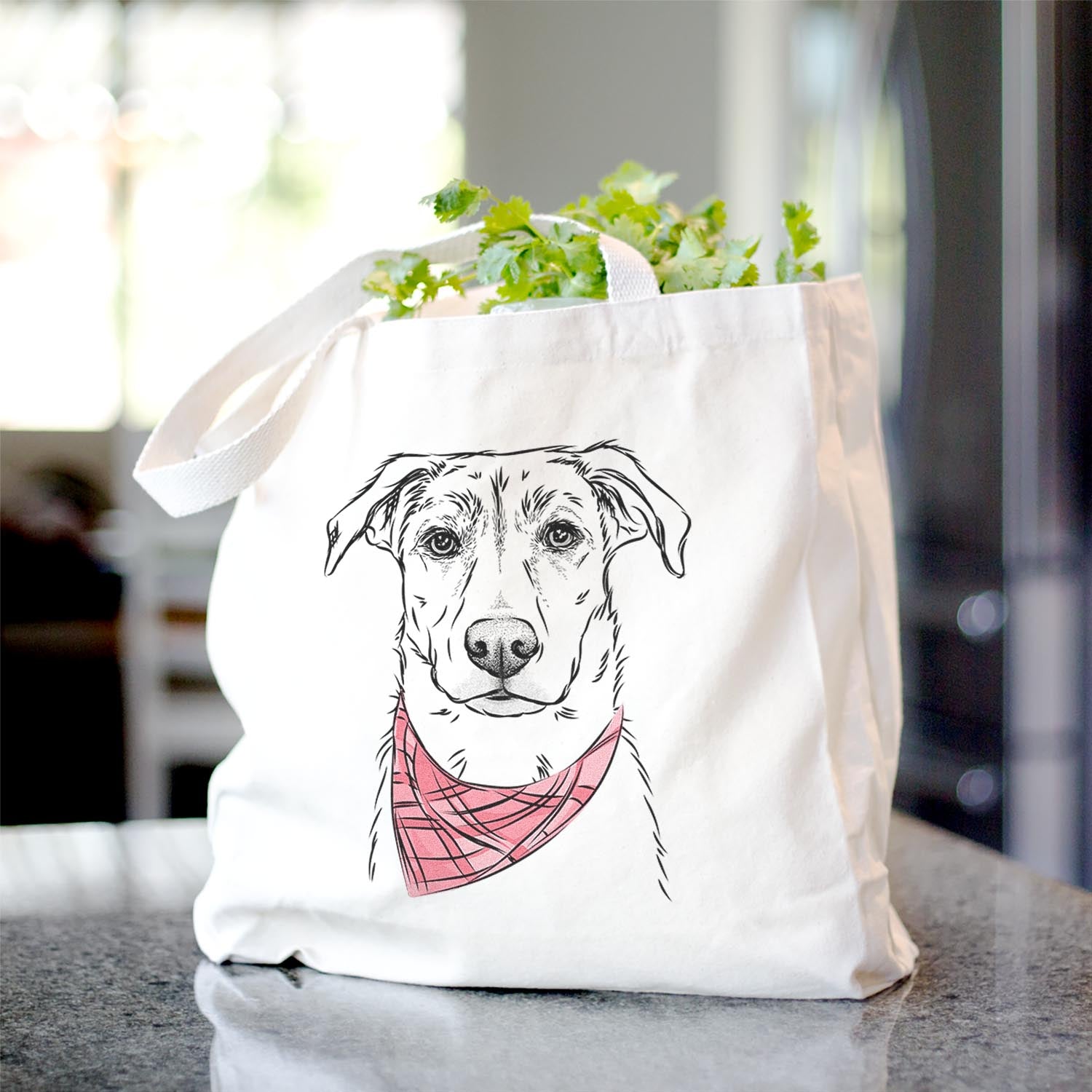 Peanut the Lab Mix - Tote Bag