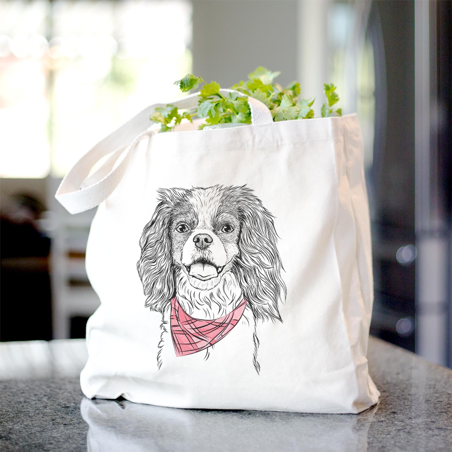 Poppy the Cavalier King Charles Spaniel - Tote Bag