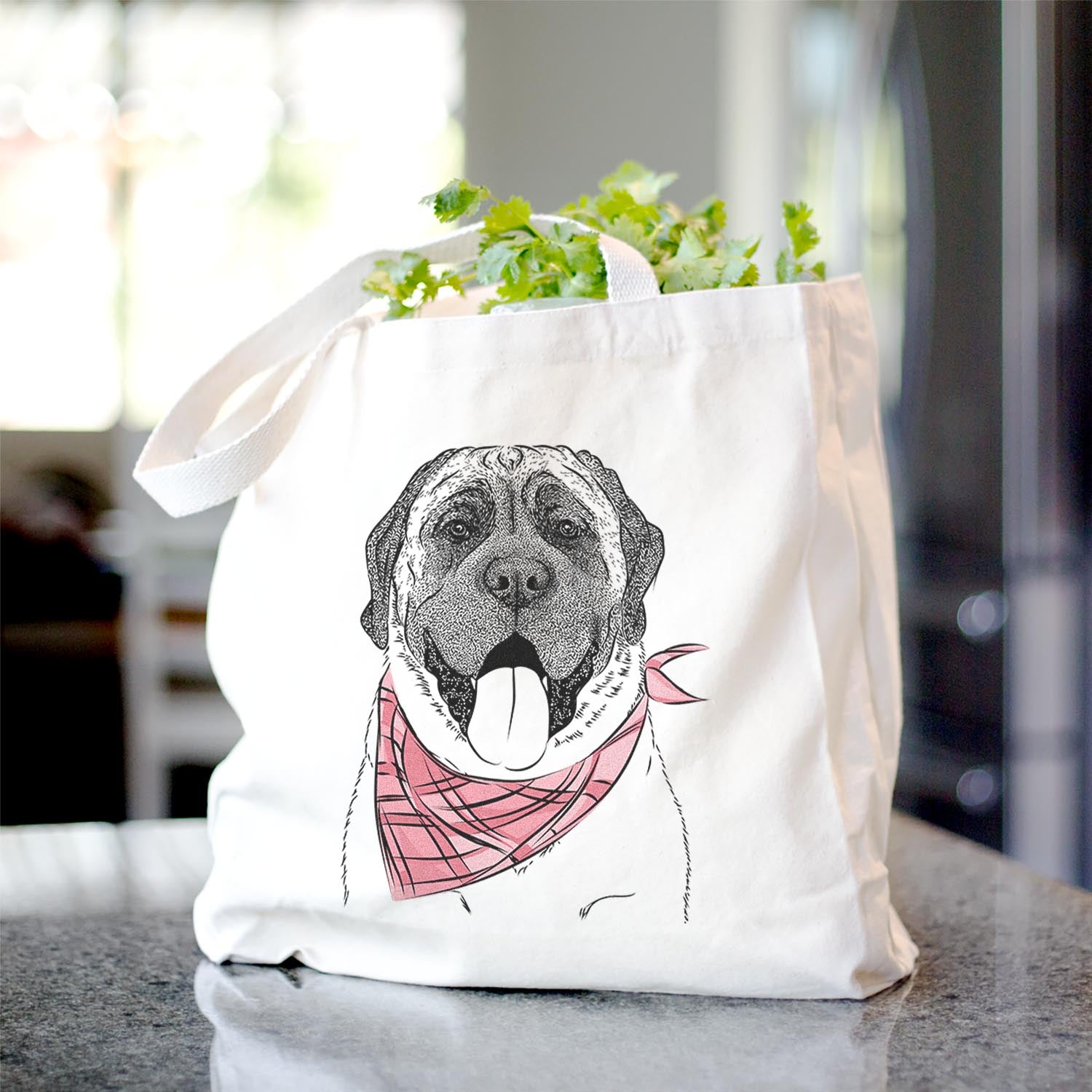 Remmie the English Mastiff - Tote Bag