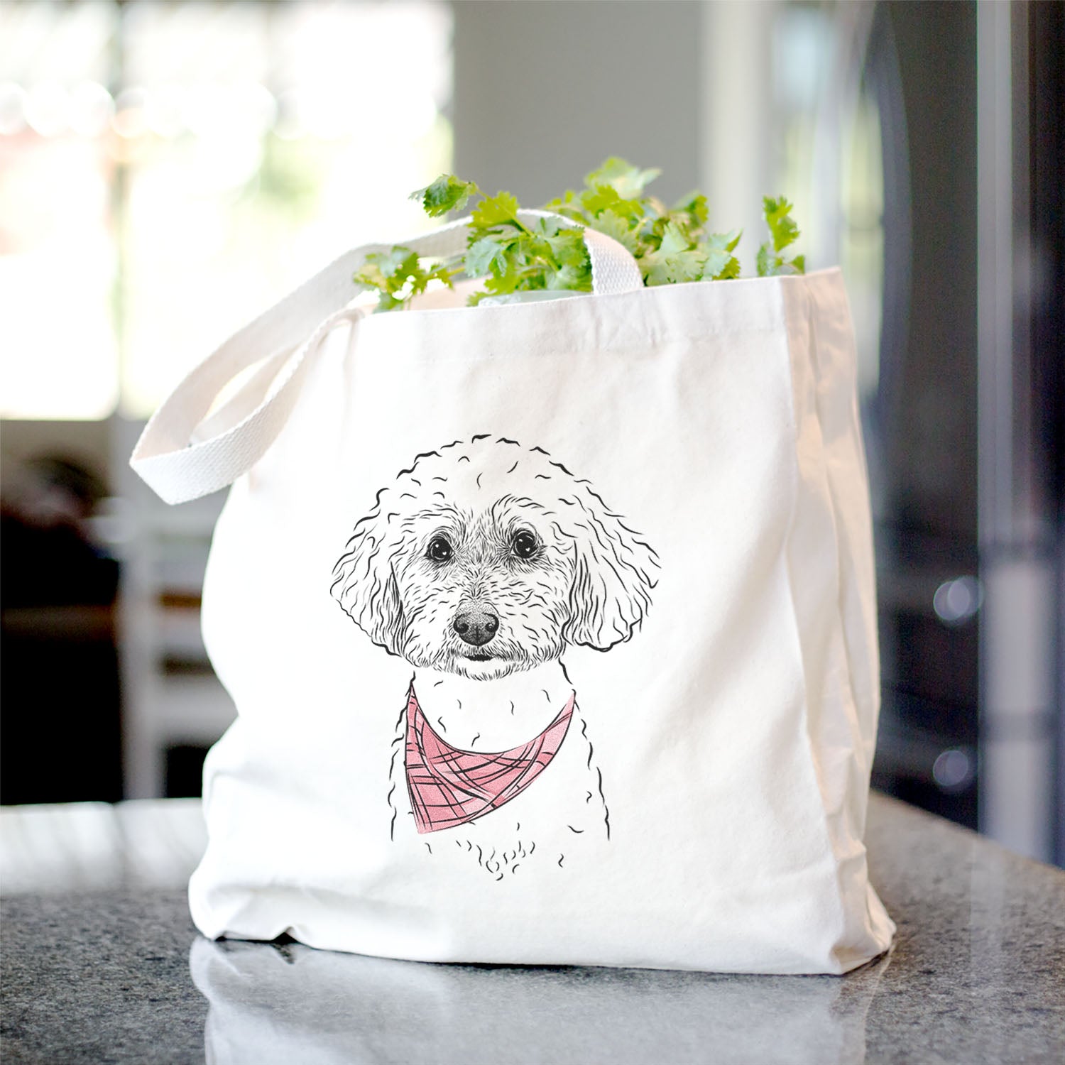 Stitch the Bichonpoo - Tote Bag