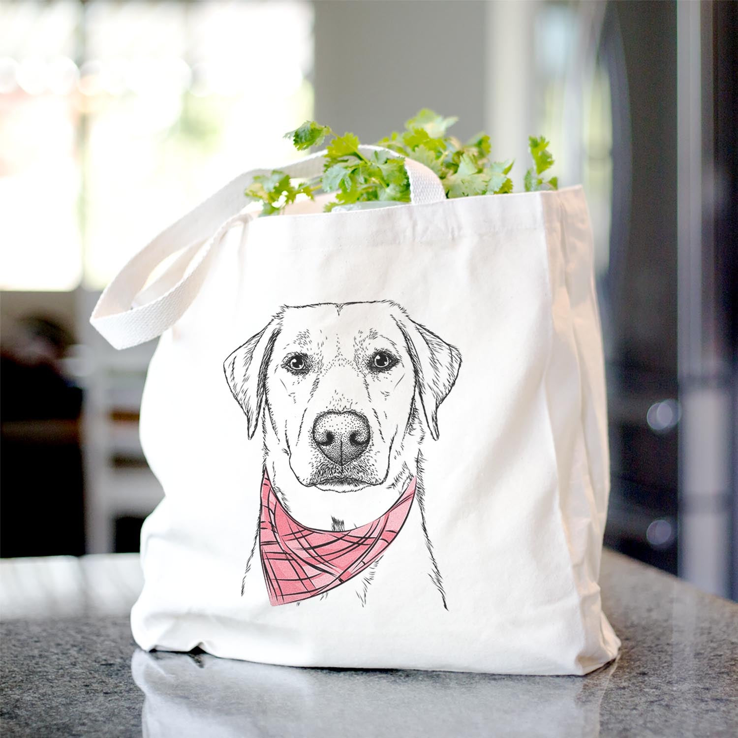 Zoe the Yellow Lab - Tote Bag