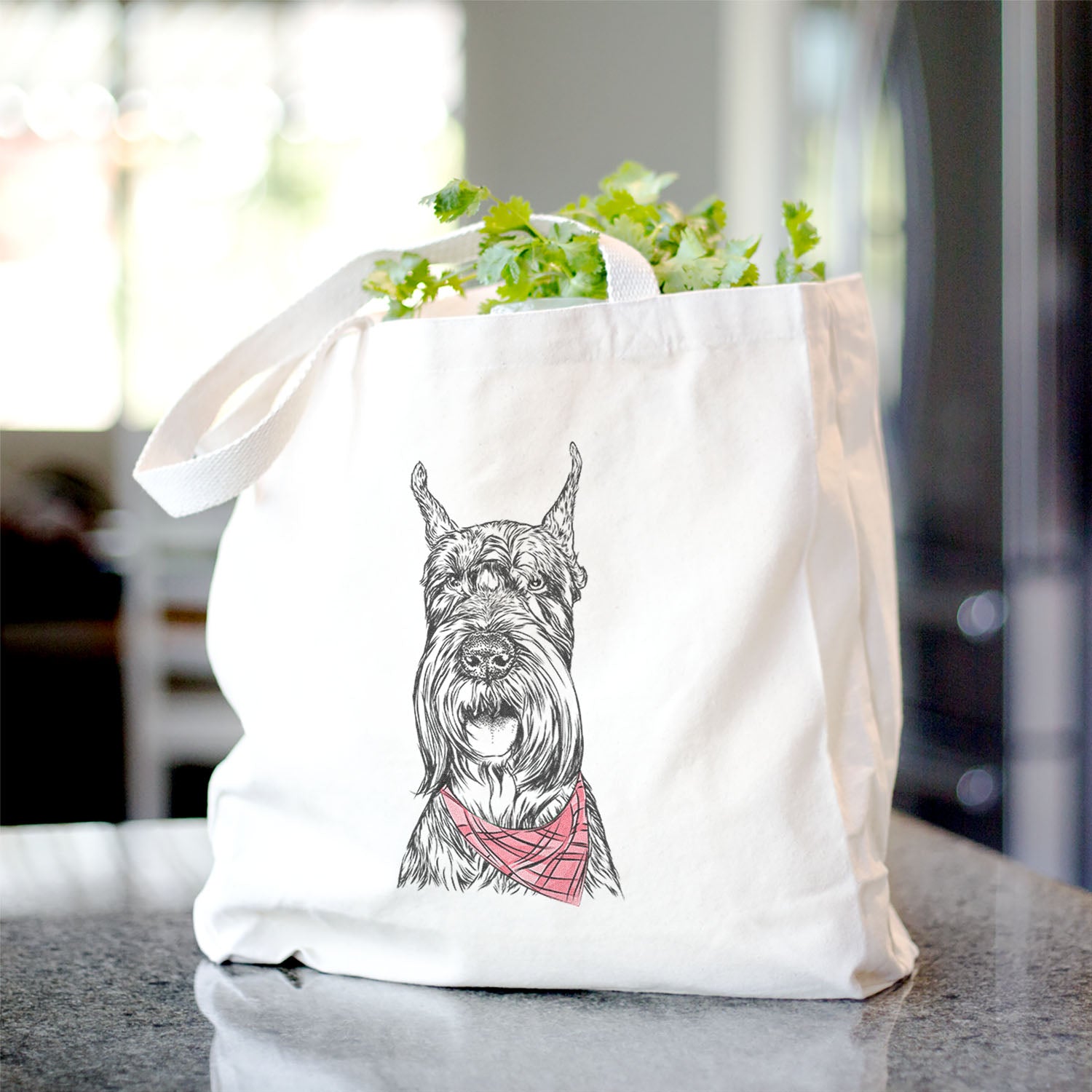 Zuri the Giant Schnauzer - Tote Bag