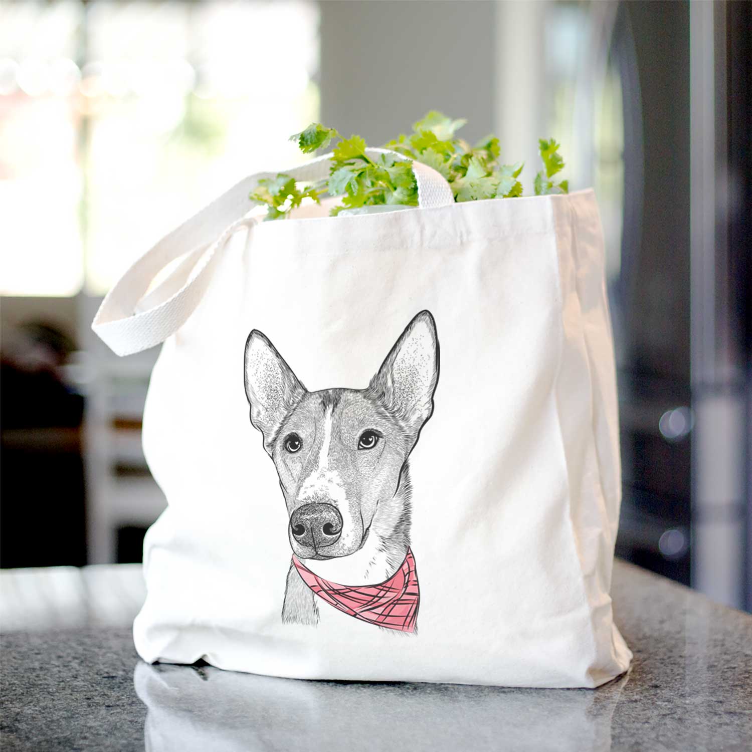 Anubis the Alaskan Husky - Tote Bag