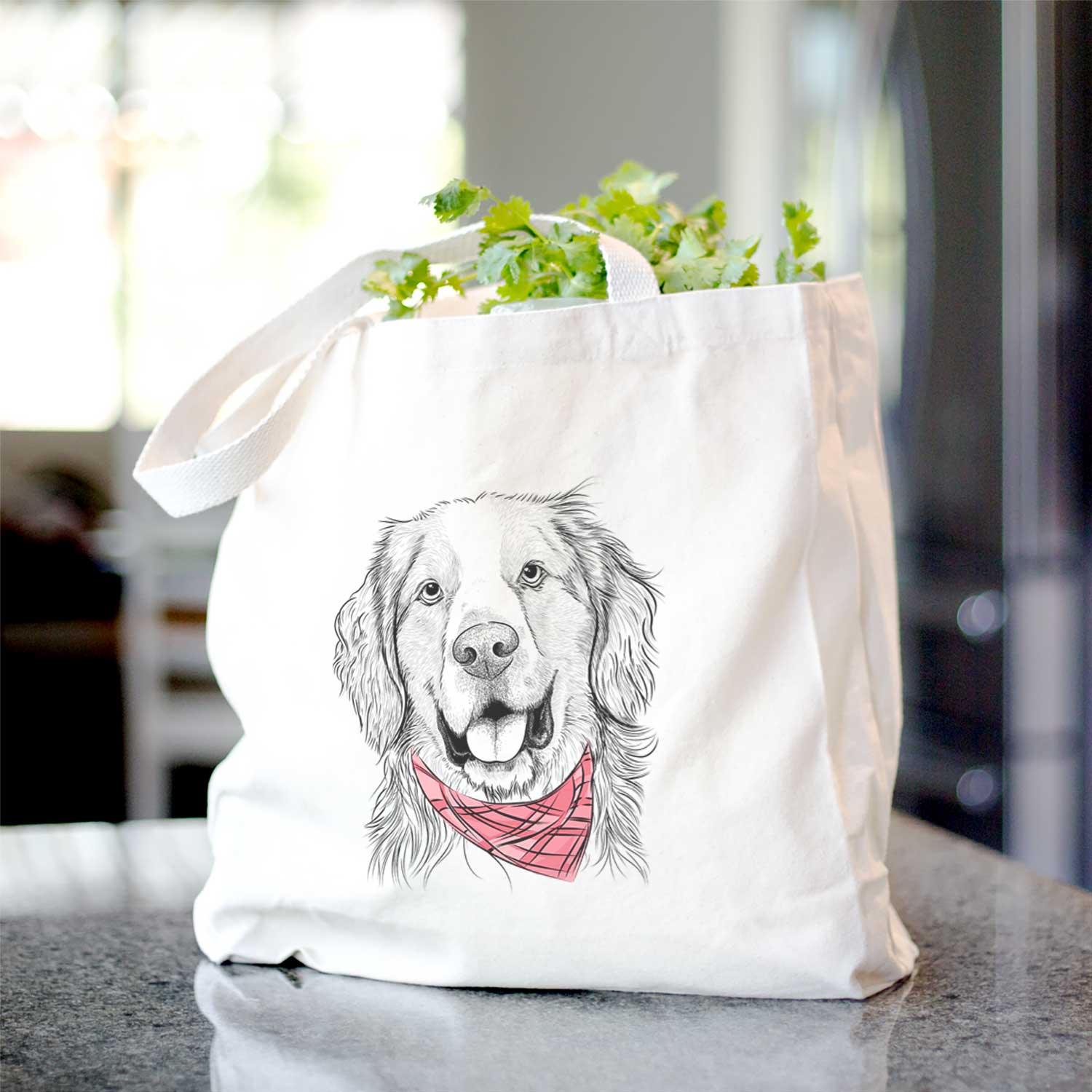 Archie Benjamin the Mixed Breed - Tote Bag