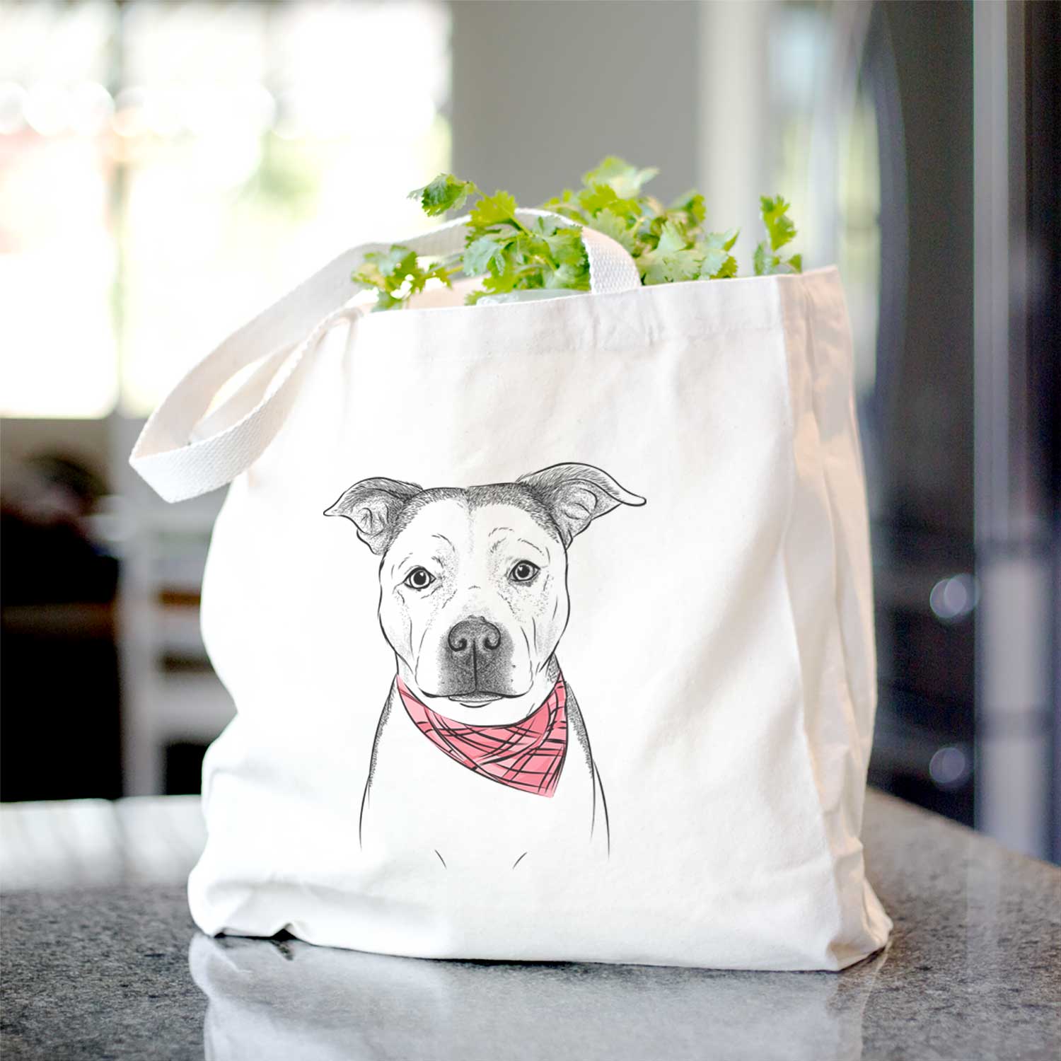 Bailey the Pitbull - Tote Bag