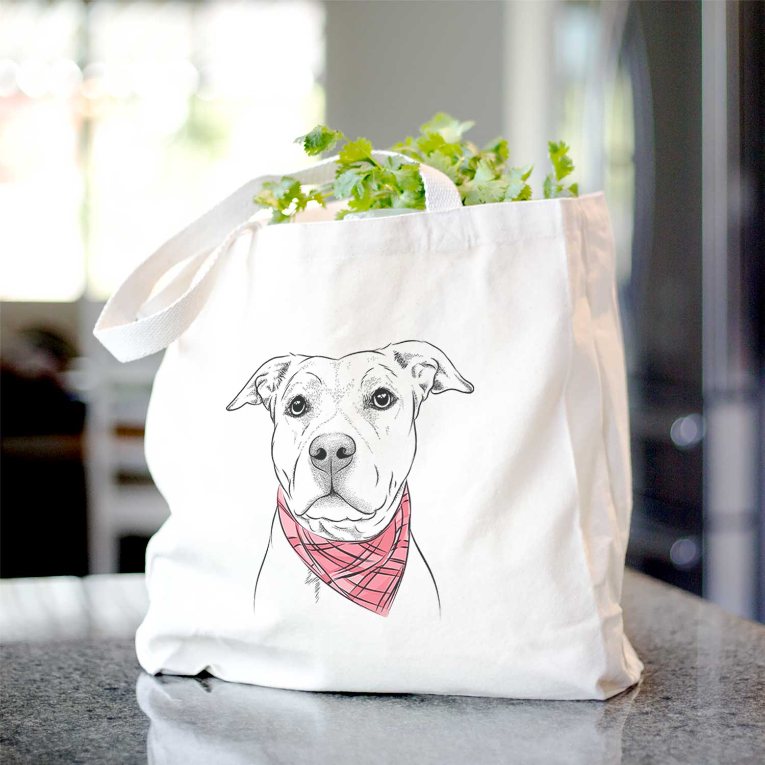 Bailey the American Staffordshire Terrier - Tote Bag