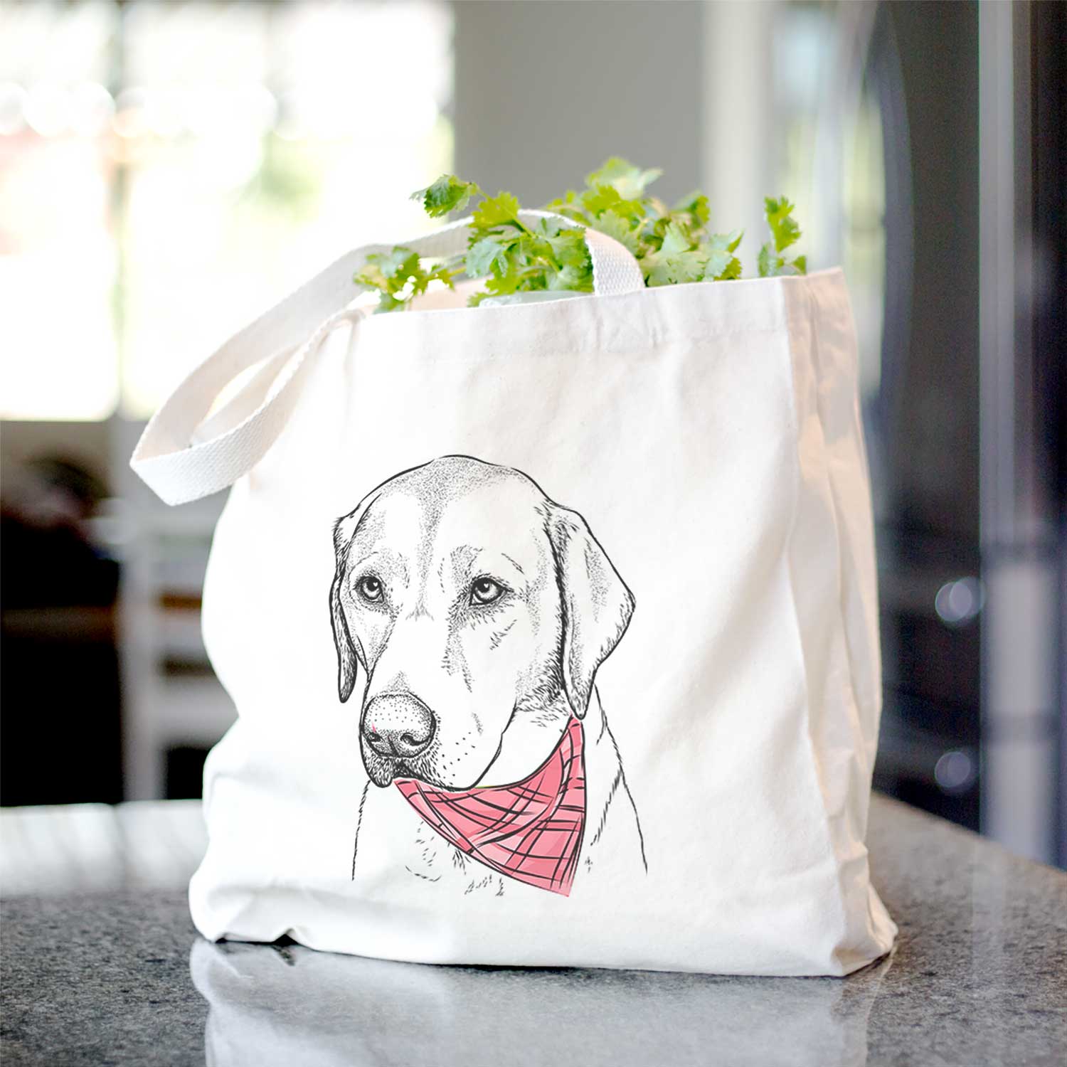 Braxton the Yellow Labrador Retriever - Tote Bag