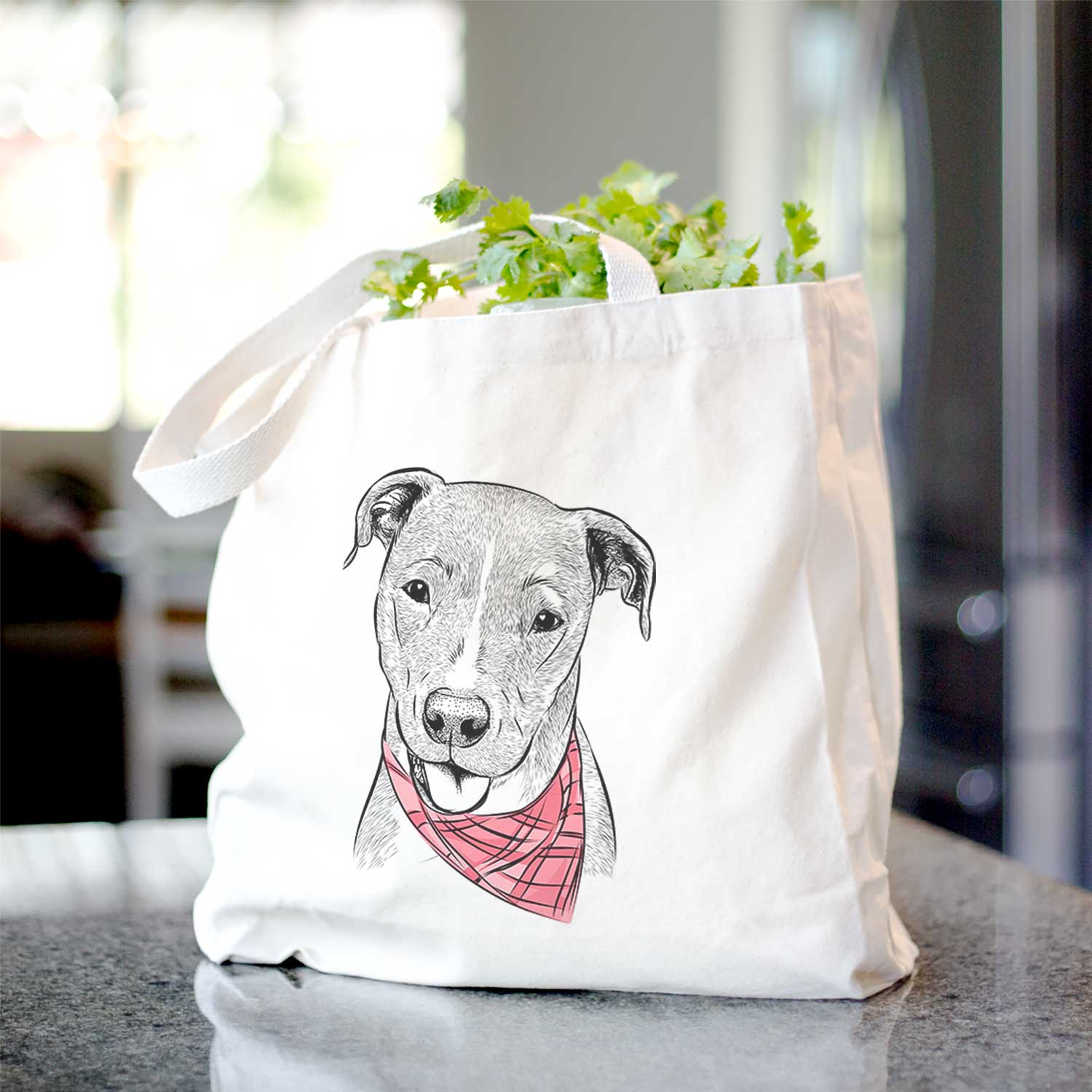 Claiborne the American Staffordshire Terrier - Tote Bag