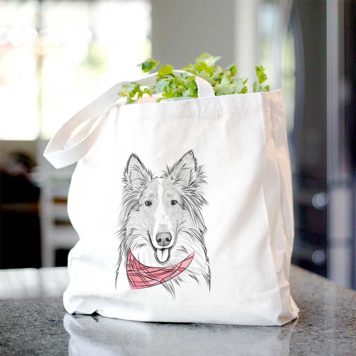 Conrad the Rough Collie - Tote Bag