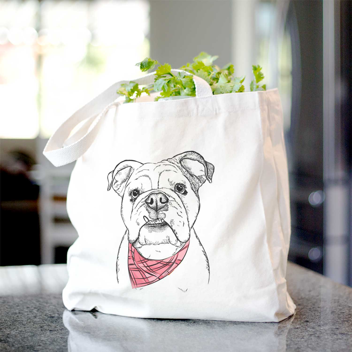 Dazy the English Bulldog - Tote Bag