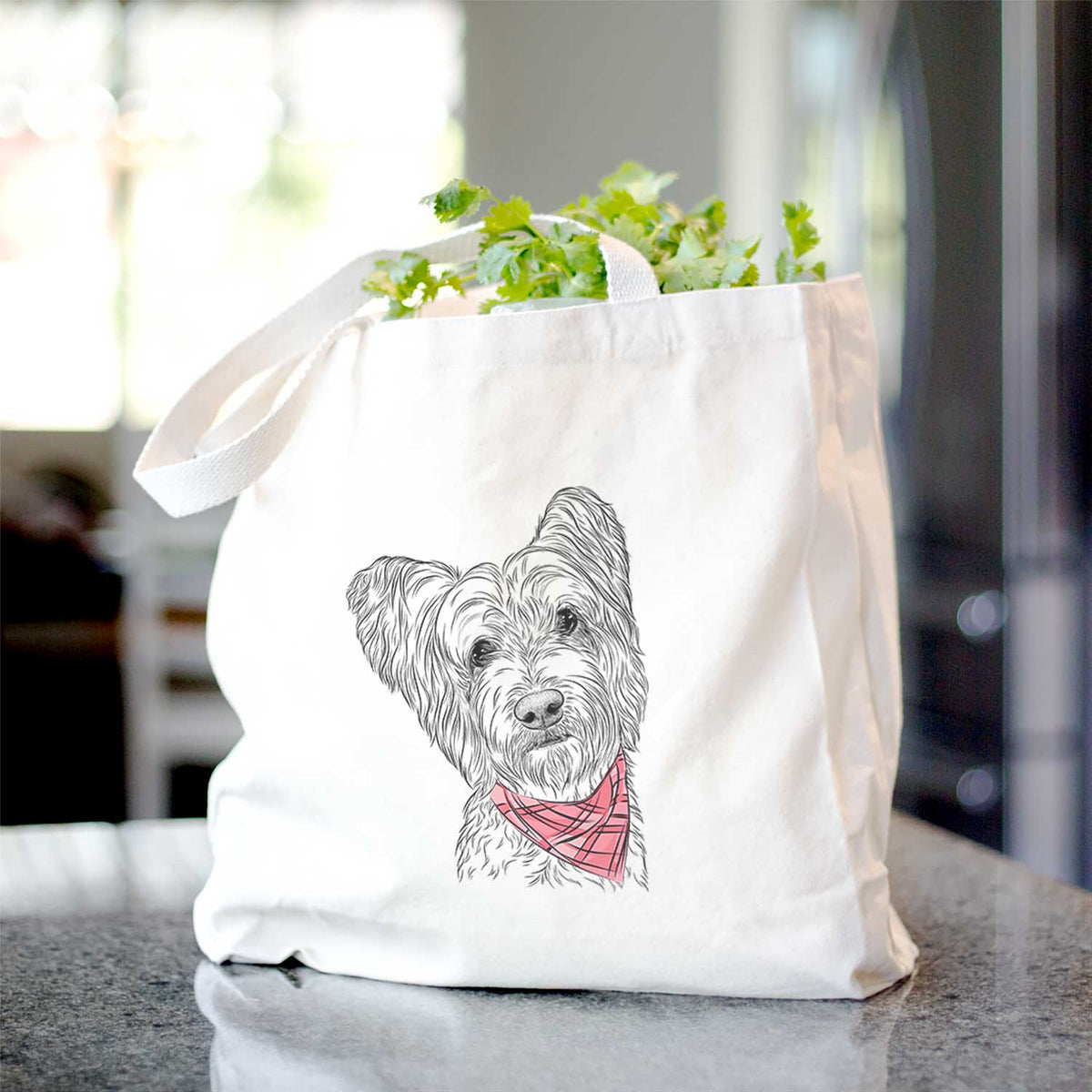 Dexter the Terrier Mix - Tote Bag