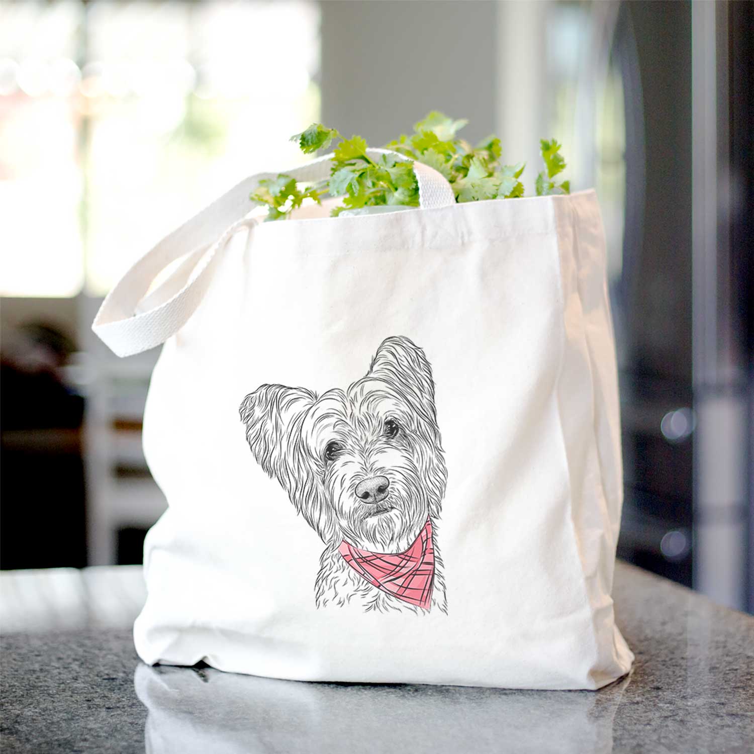 Dexter the Terrier Mix - Tote Bag