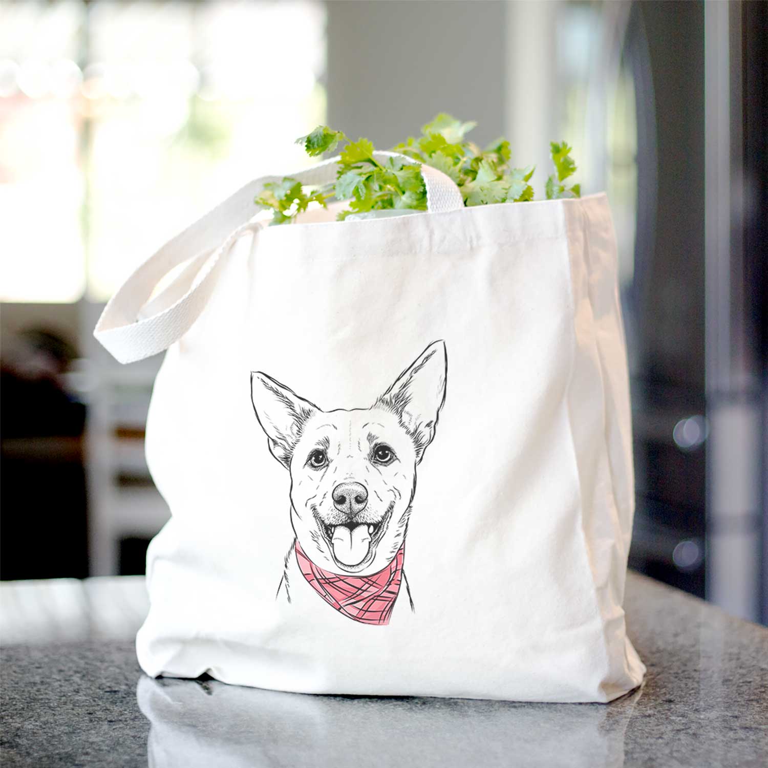 Dinghy the Mixed Breed - Tote Bag