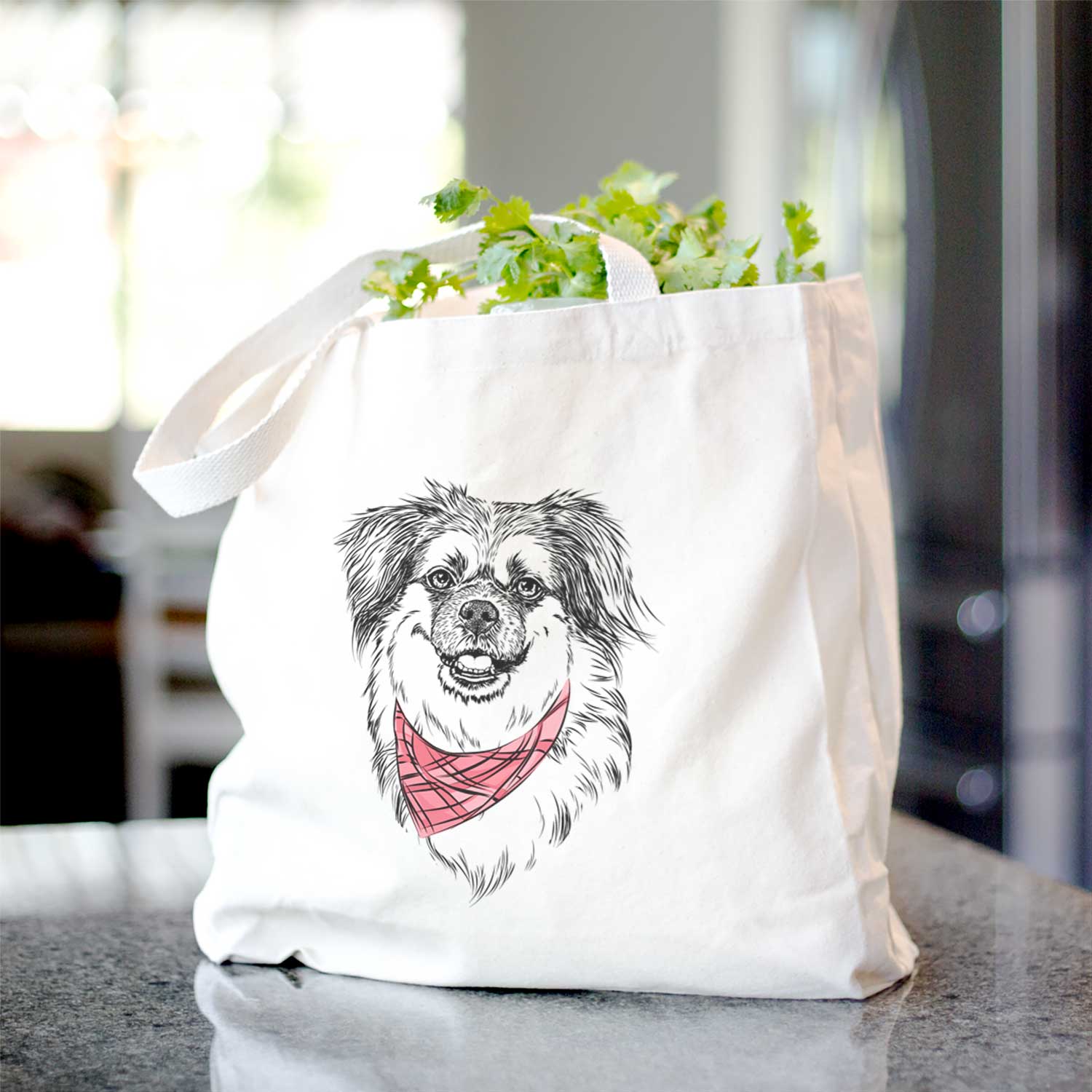 Ed the Tibetan Spaniel - Tote Bag