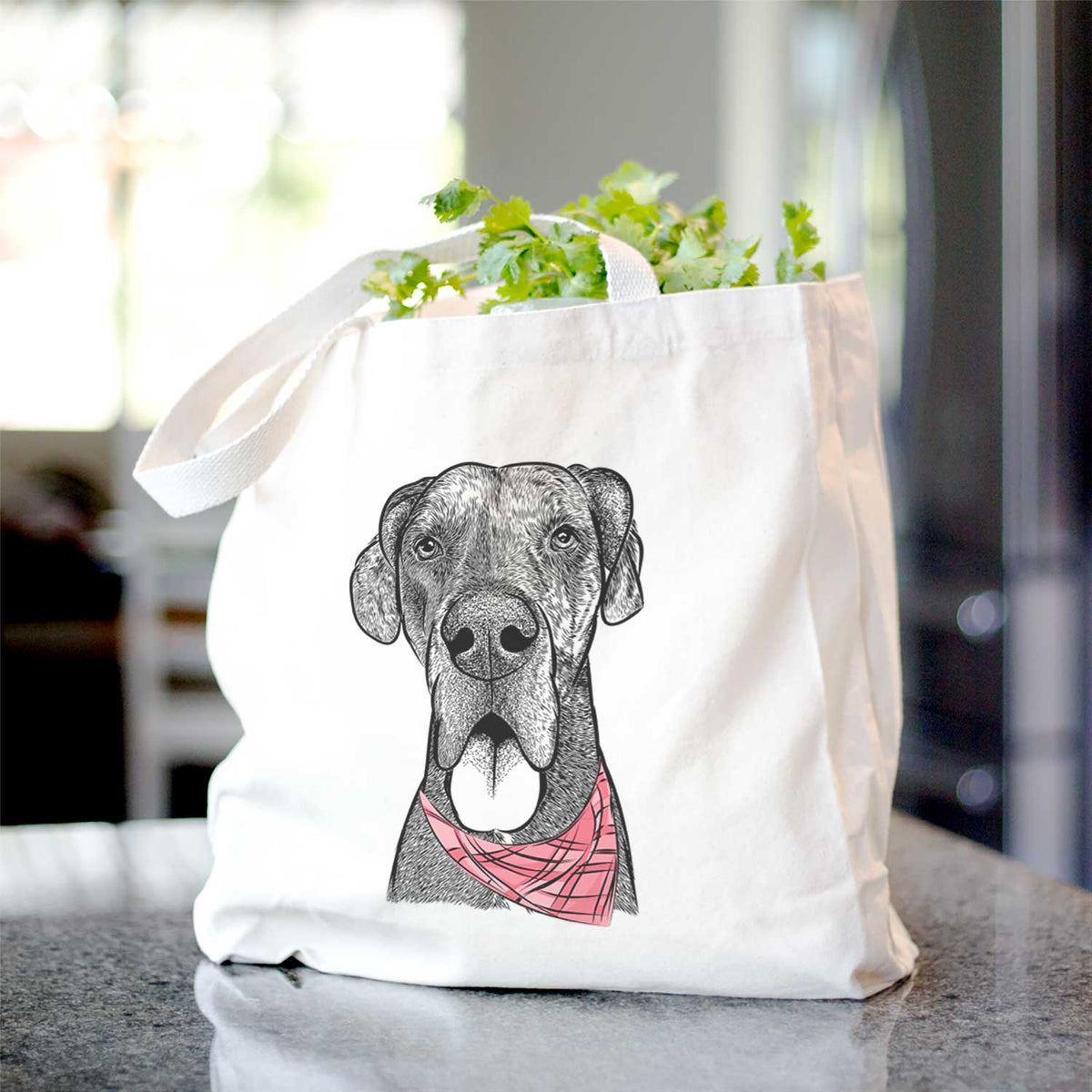 Eli the Great Dane - Tote Bag
